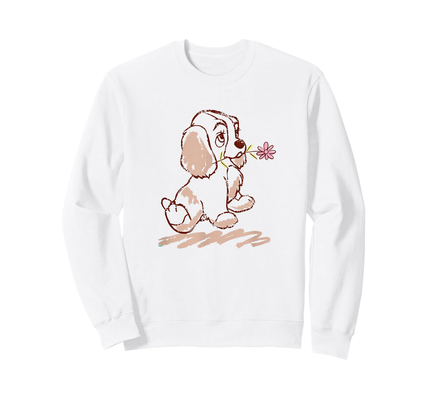 Disney Lady and The Tramp Lady Puppy Sketch T-Shirt