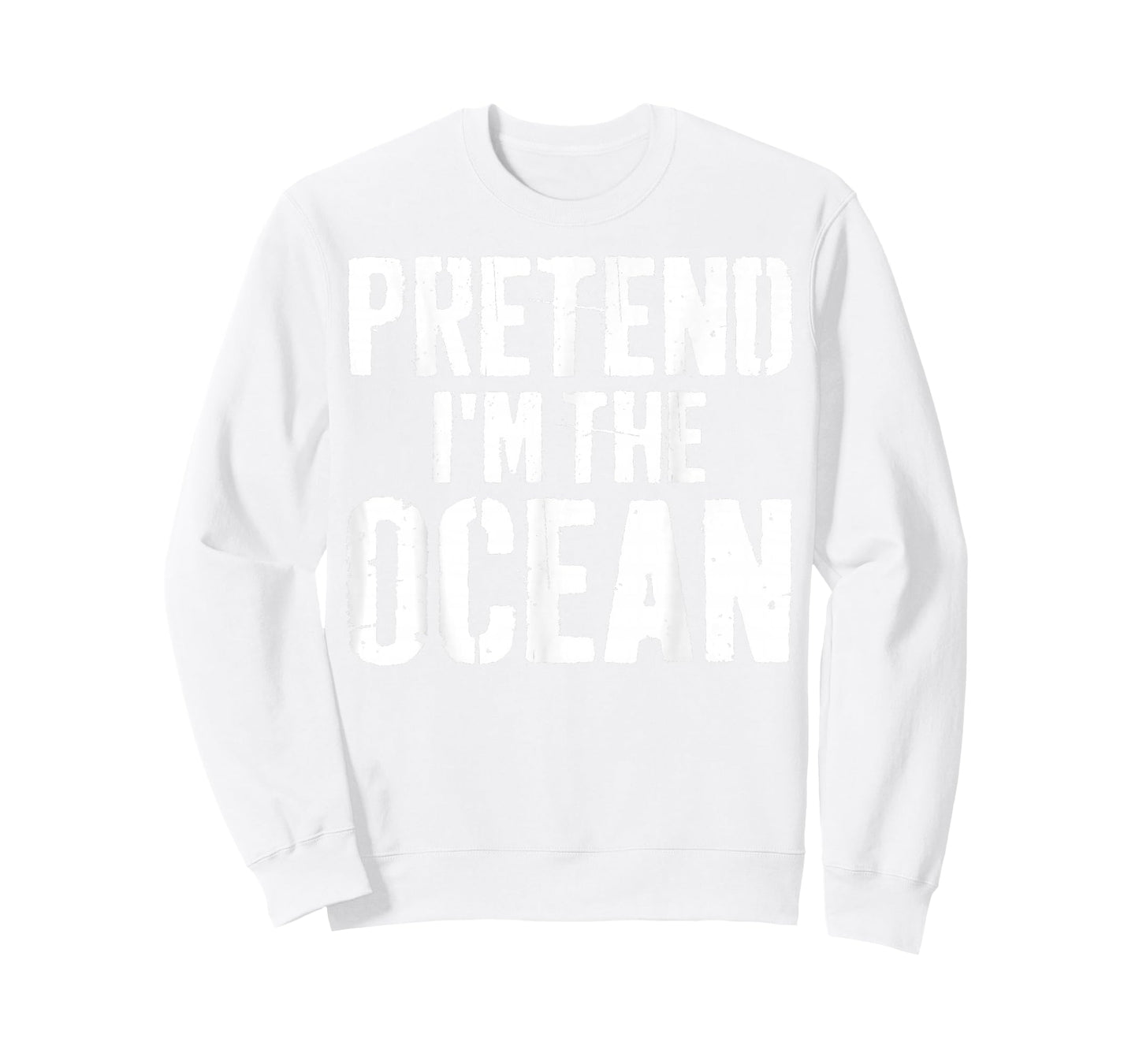 Lazy Easy Halloween Costume Pretend I'm The Ocean T-Shirt