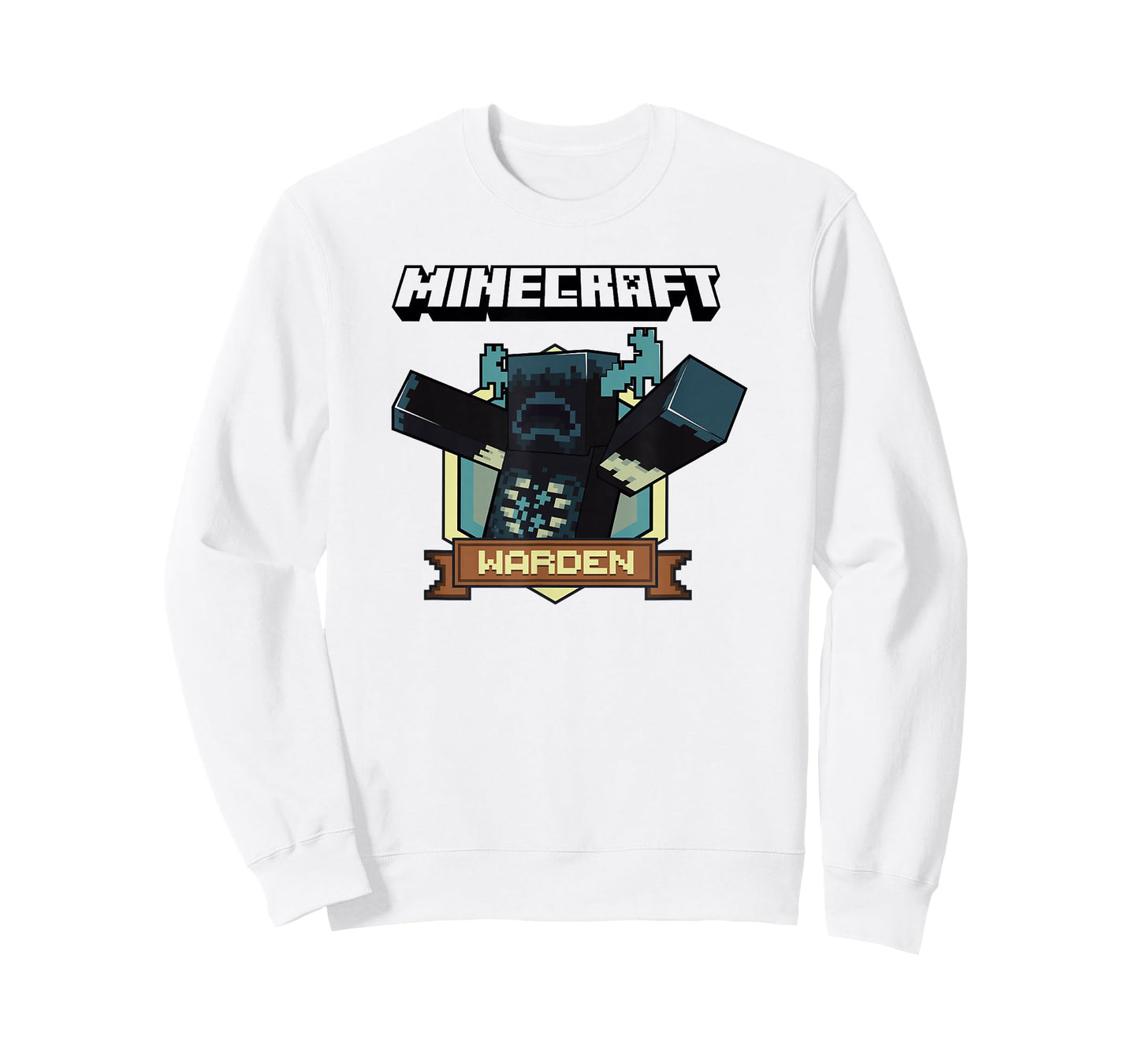 Minecraft Sculk Shriekers Hostile Mob Warden Badge T-Shirt