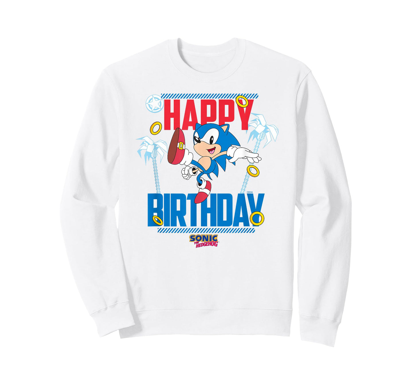 Sonic The Hedgehog Birthday Happy Birthday Sonic Big Poster T-Shirt