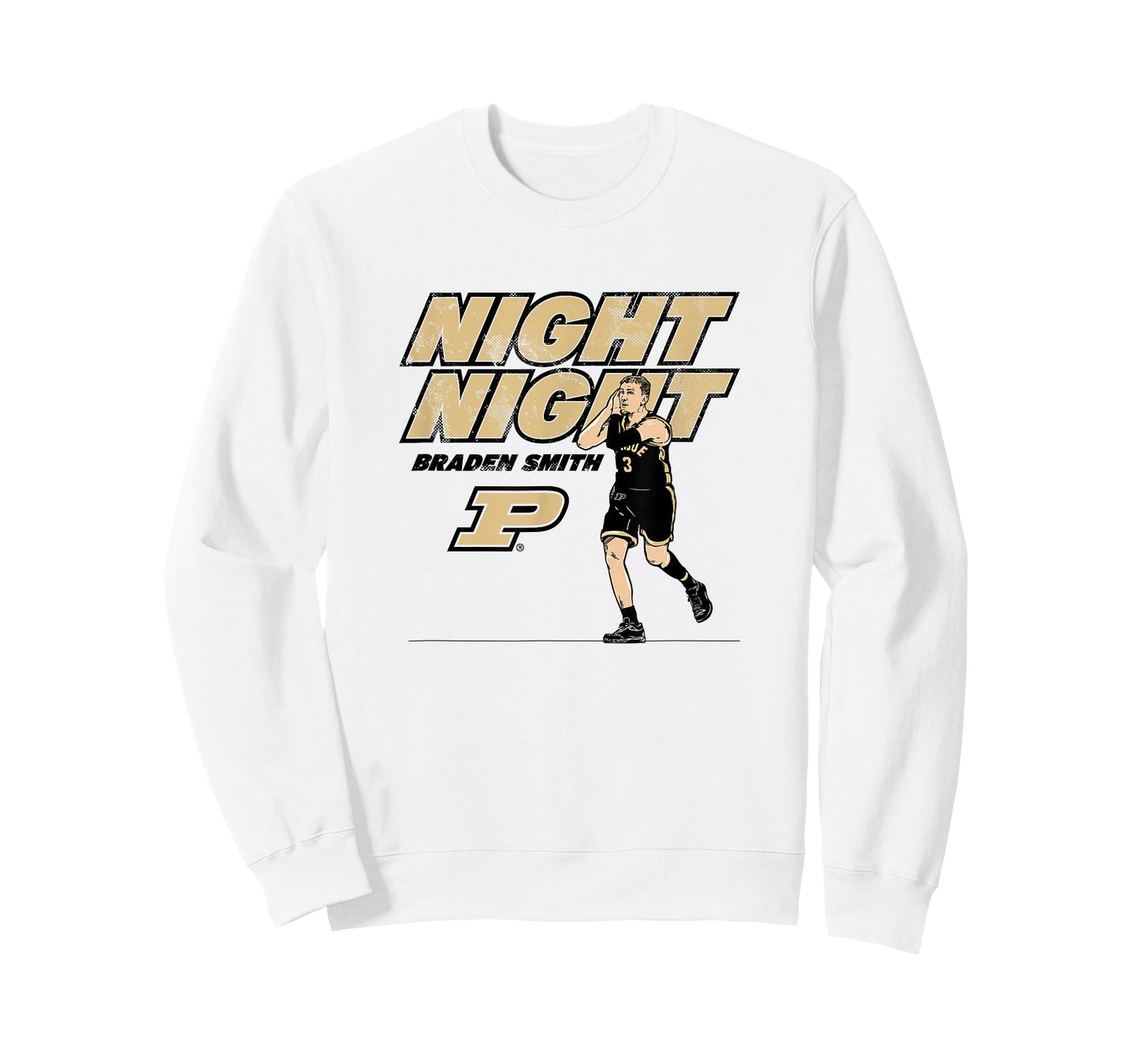 Purdue Basketball: Braden Smith Night-Night T-Shirt