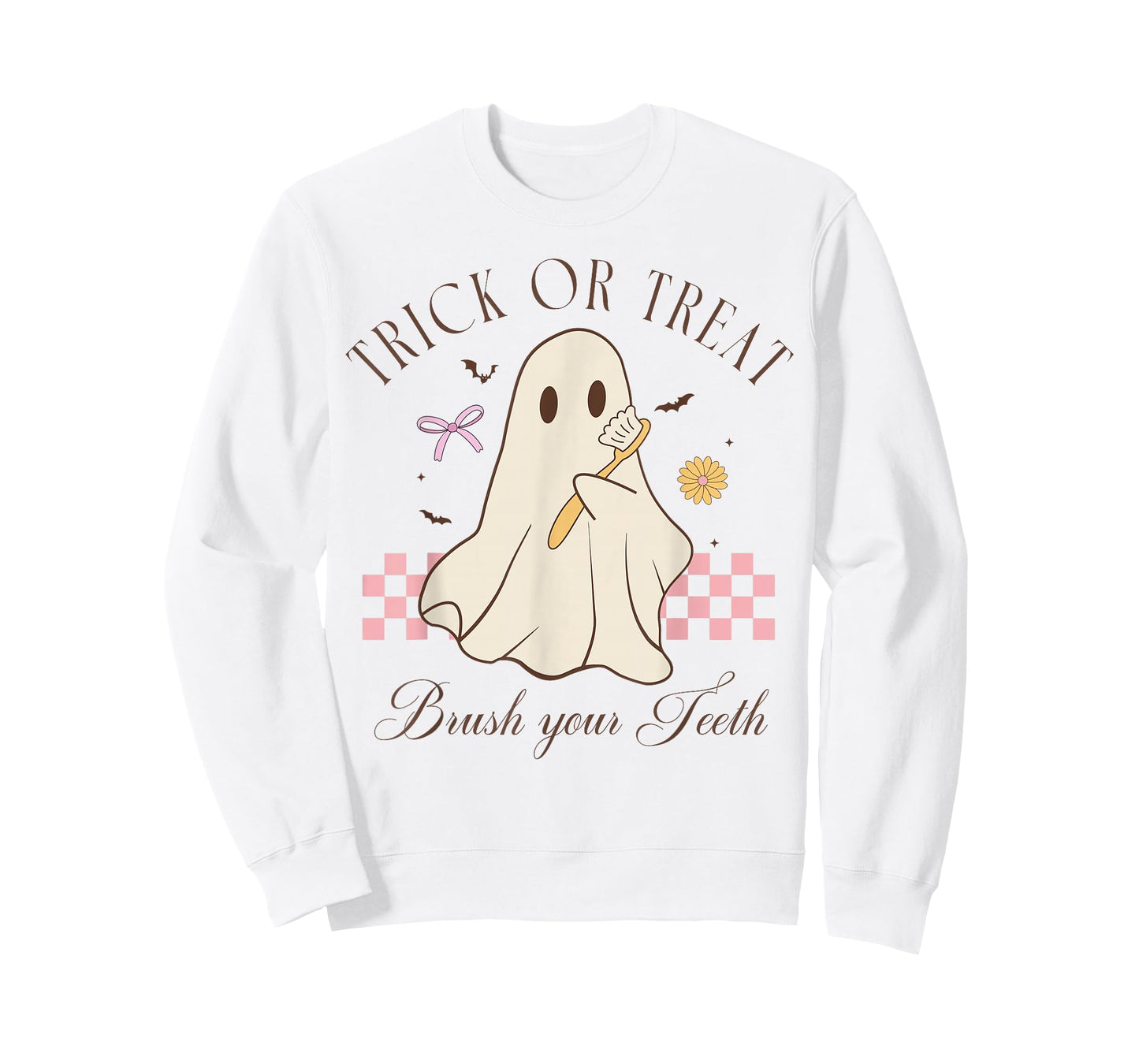 Trick Or Treat Brush Your Teeth Dental Hygienist Halloween T-Shirt