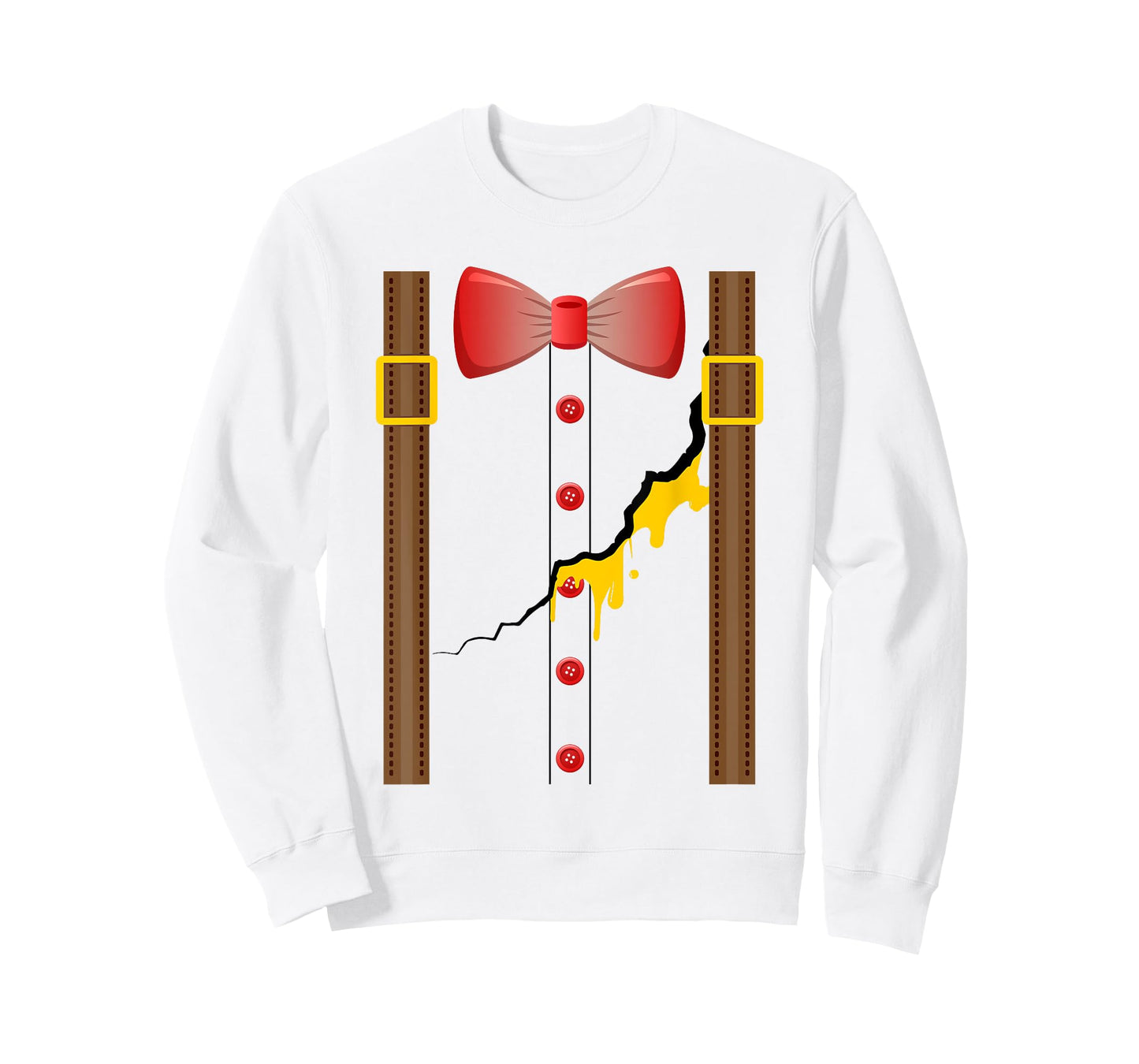 Humpty Dumpty Halloween Costume Cracked Egg T-Shirt