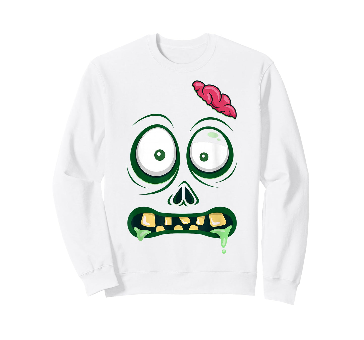 Monster Face Halloween Matching Costume Zombie Men Women Kid T-Shirt