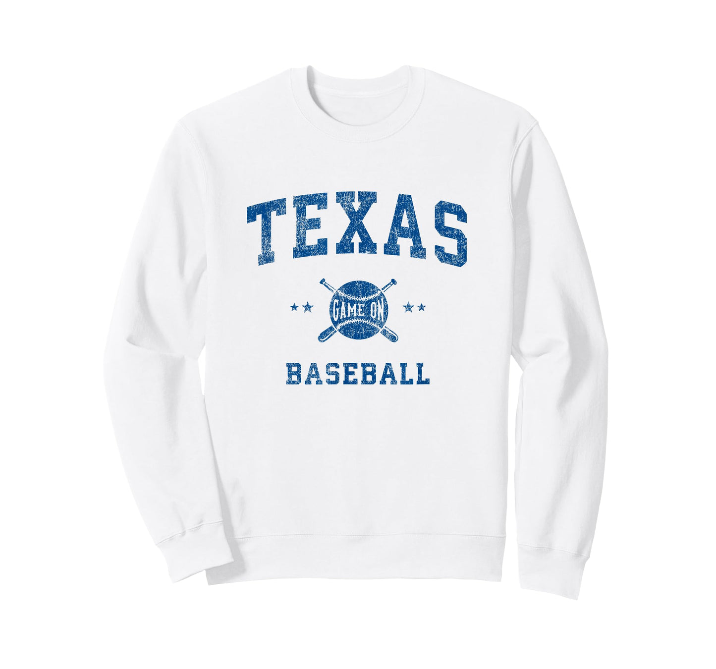 Texas Vintage Baseball Throwback Retro Design T-Shirt