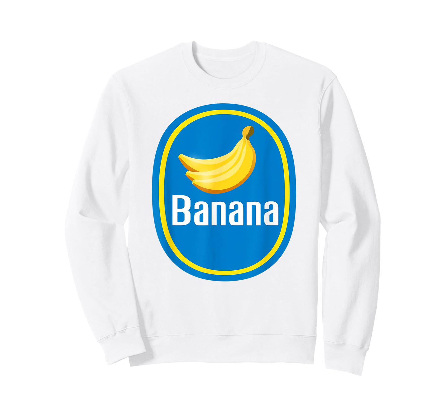 Pretend I'm A Banana Sticker DIY Halloween Costume Yellow T-Shirt