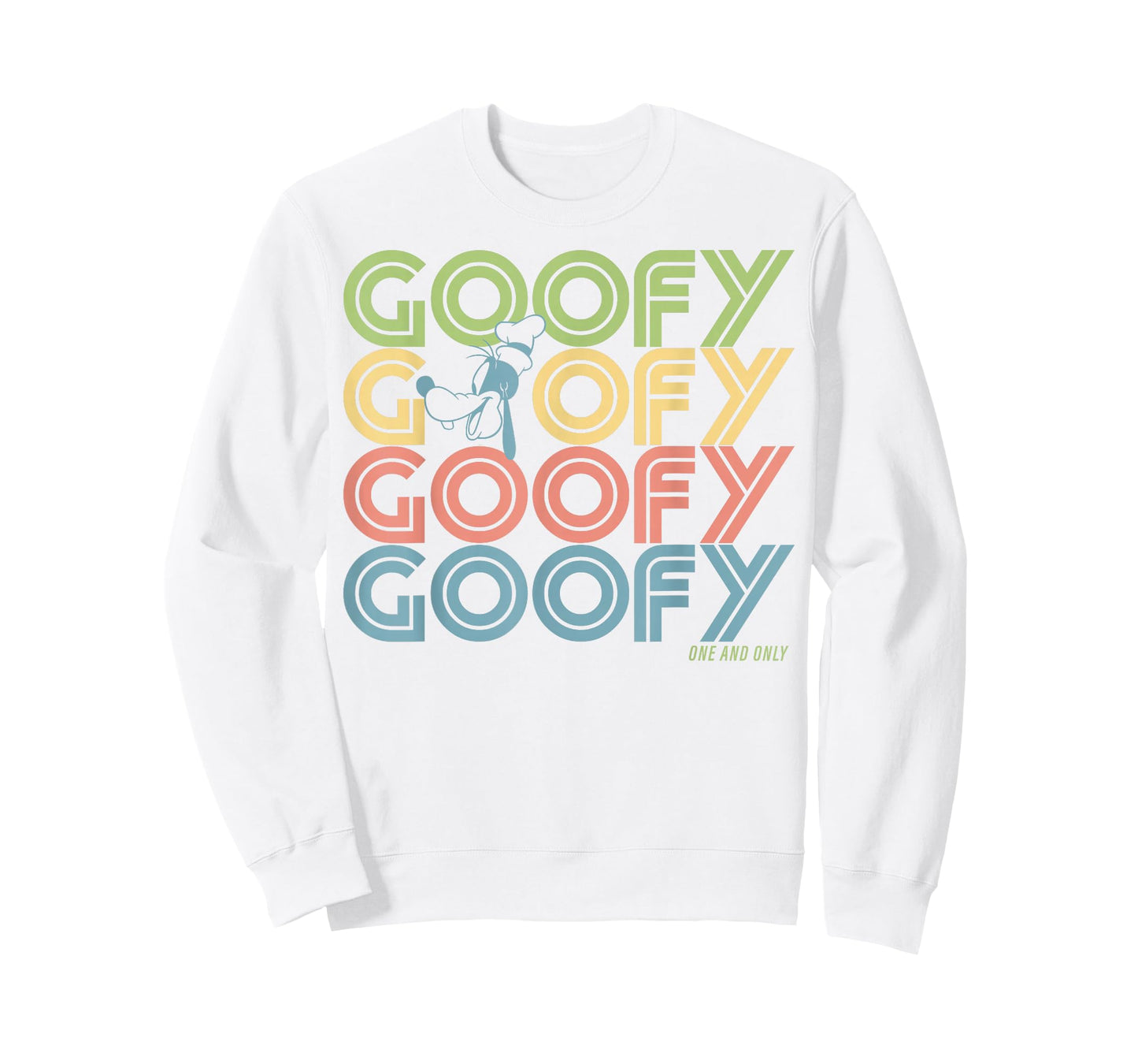 Disney Goofy Retro Name Stack T-Shirt