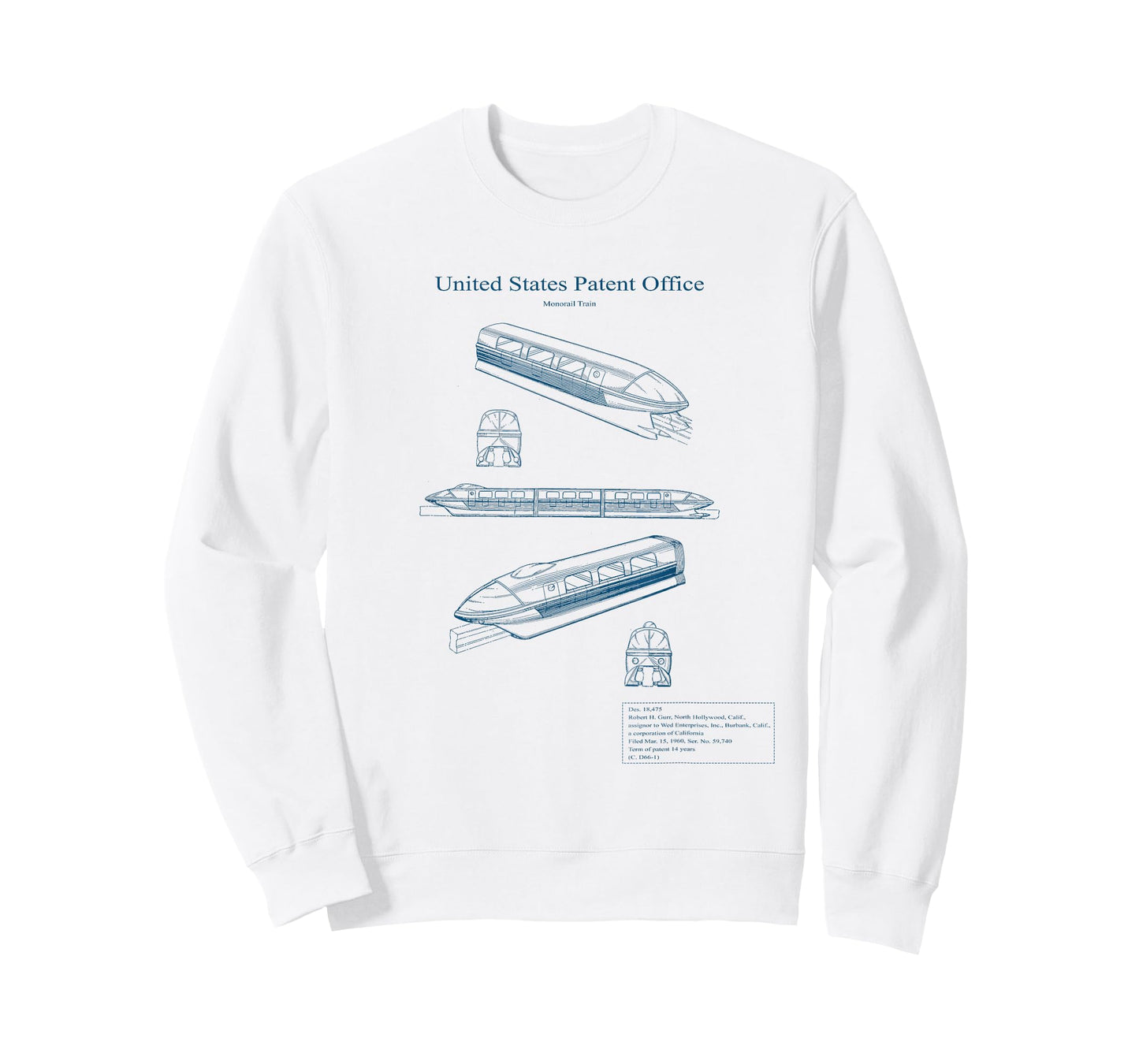 Monorail Blue Print Tee T-Shirt