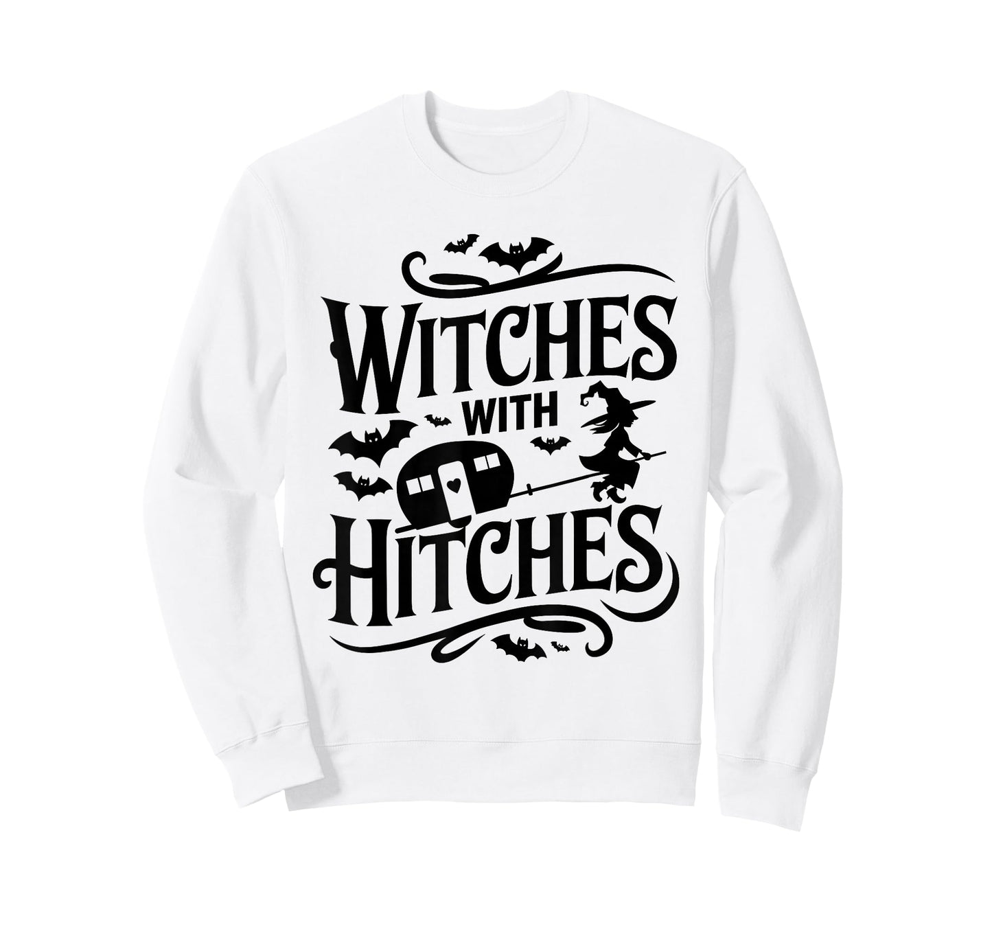 Witches With Hitches Funny Halloween Camping Witches T-Shirt