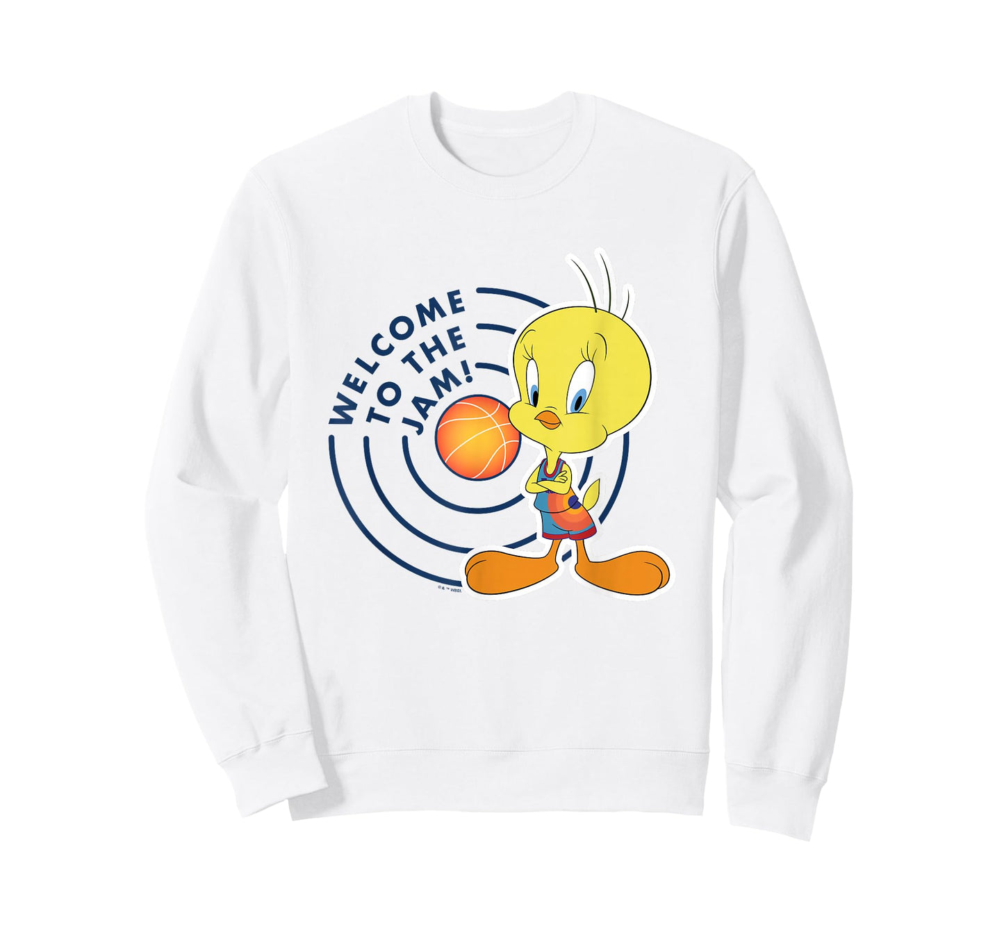Space Jam 2 Welcome To The Jam Tweety Bird Big Chest Poster T-Shirt