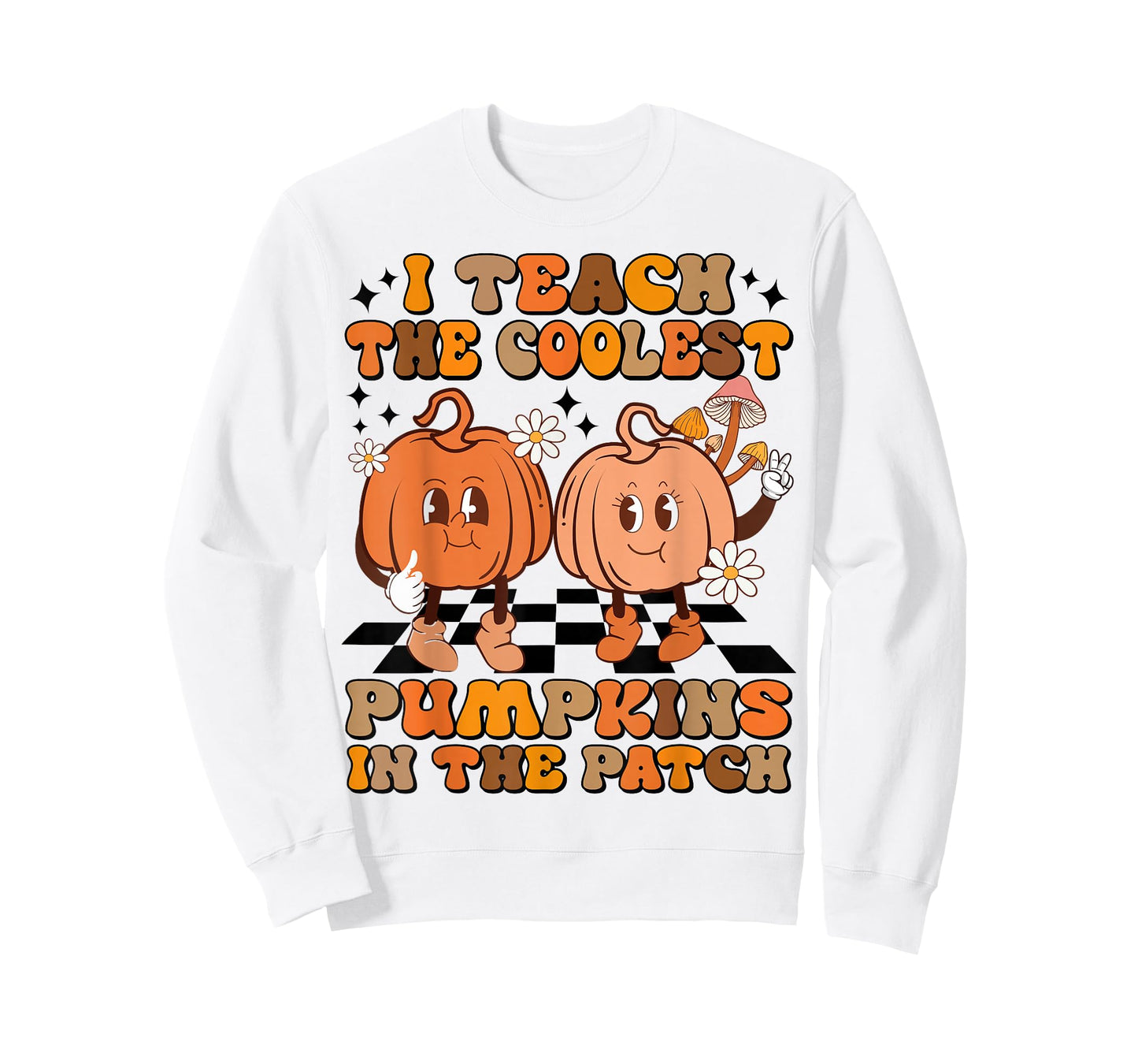 I Teach The Coolest Pumpkins In The Patch Teacher Halloween T-Shirt