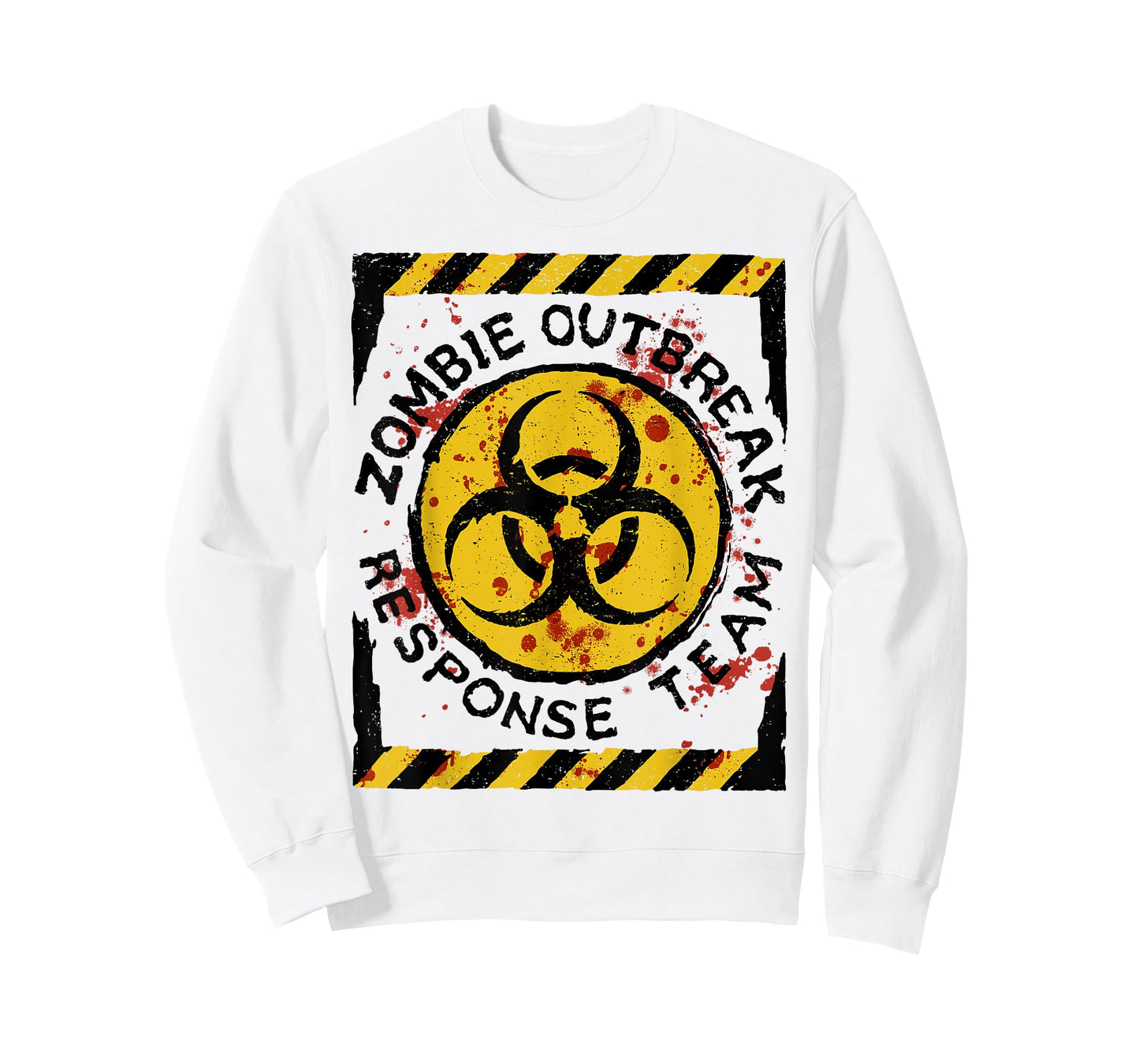 Zombie Outbreak Halloween Response Team Funny Men Apocalypse T-Shirt