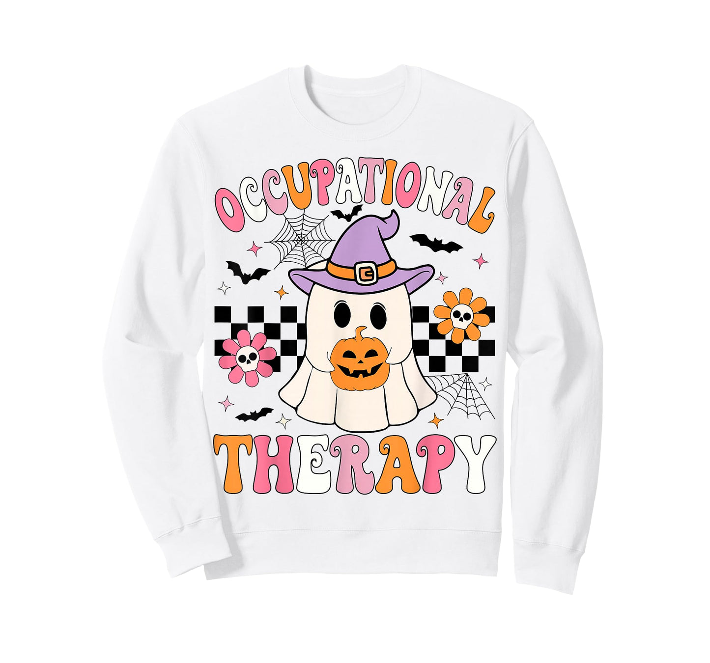 Groovy OT Halloween Occupational Therapy Halloween OT Ghost T-Shirt