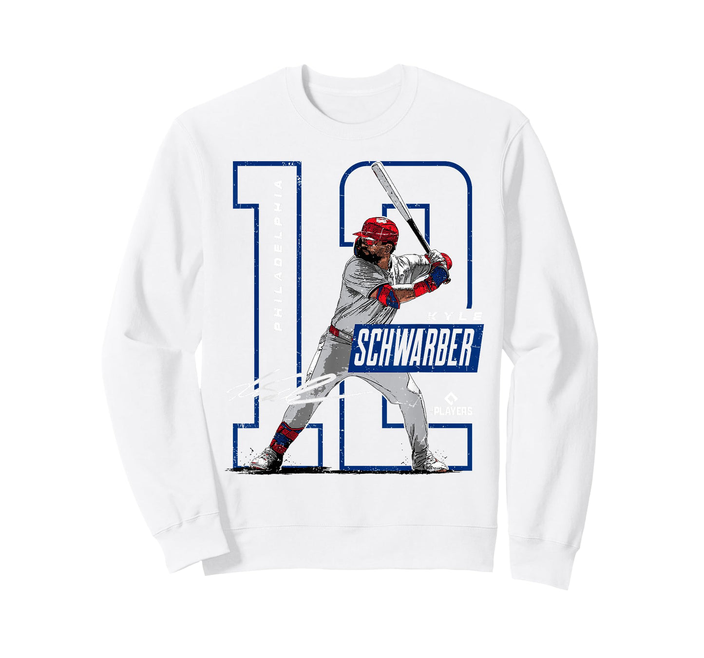 License Champs Kyle Schwarber | Philadelphia Baseball Players | MLBSWB3002 T-Shirt, Small, Red