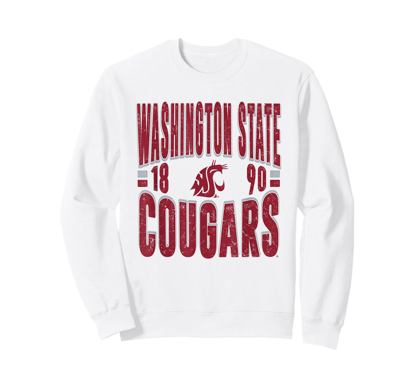 Washington State Cougars Vintage 90's Retro White T-Shirt
