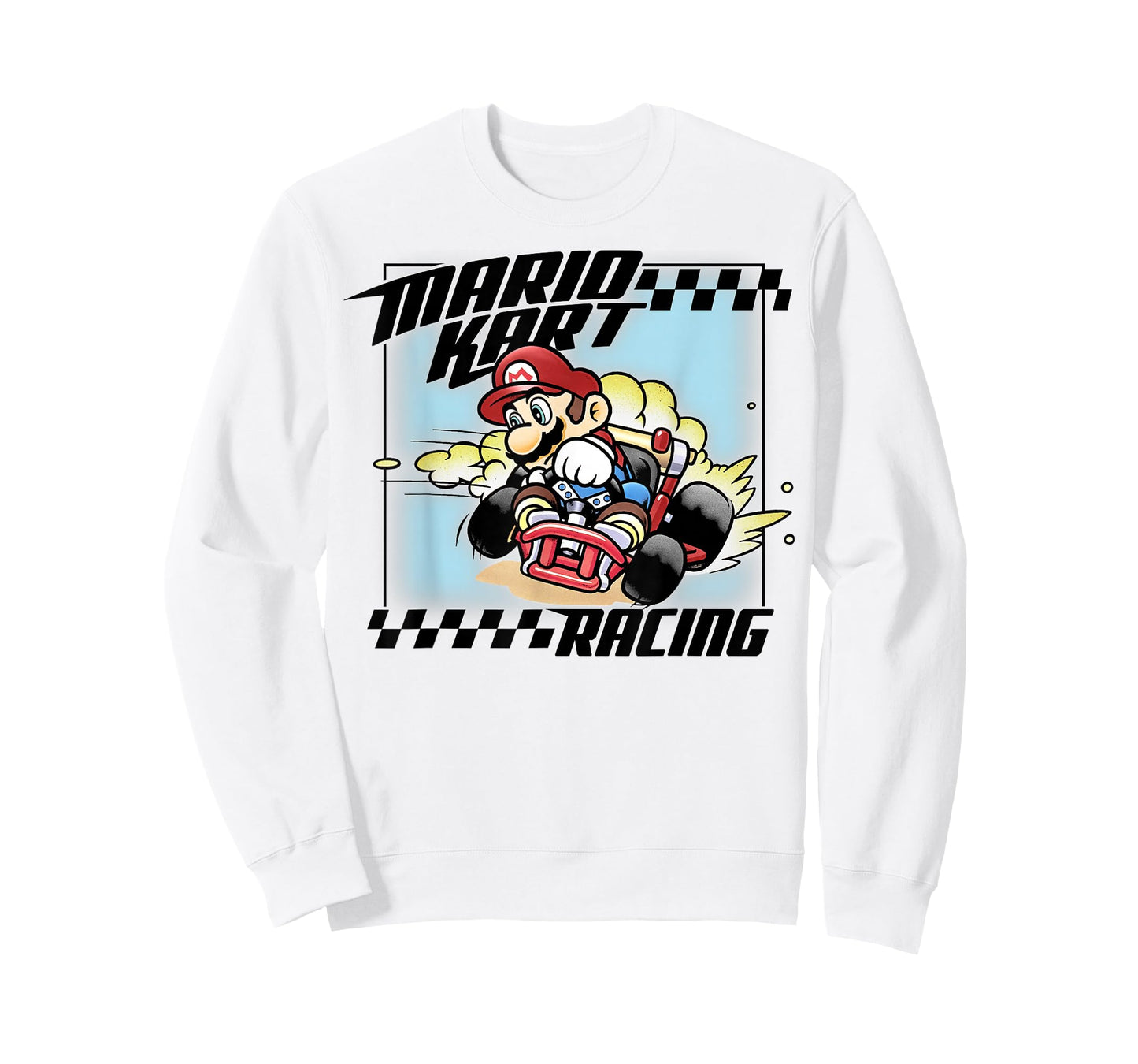 Mario Kart Racing Slide Drift Graphic T-Shirt T-Shirt