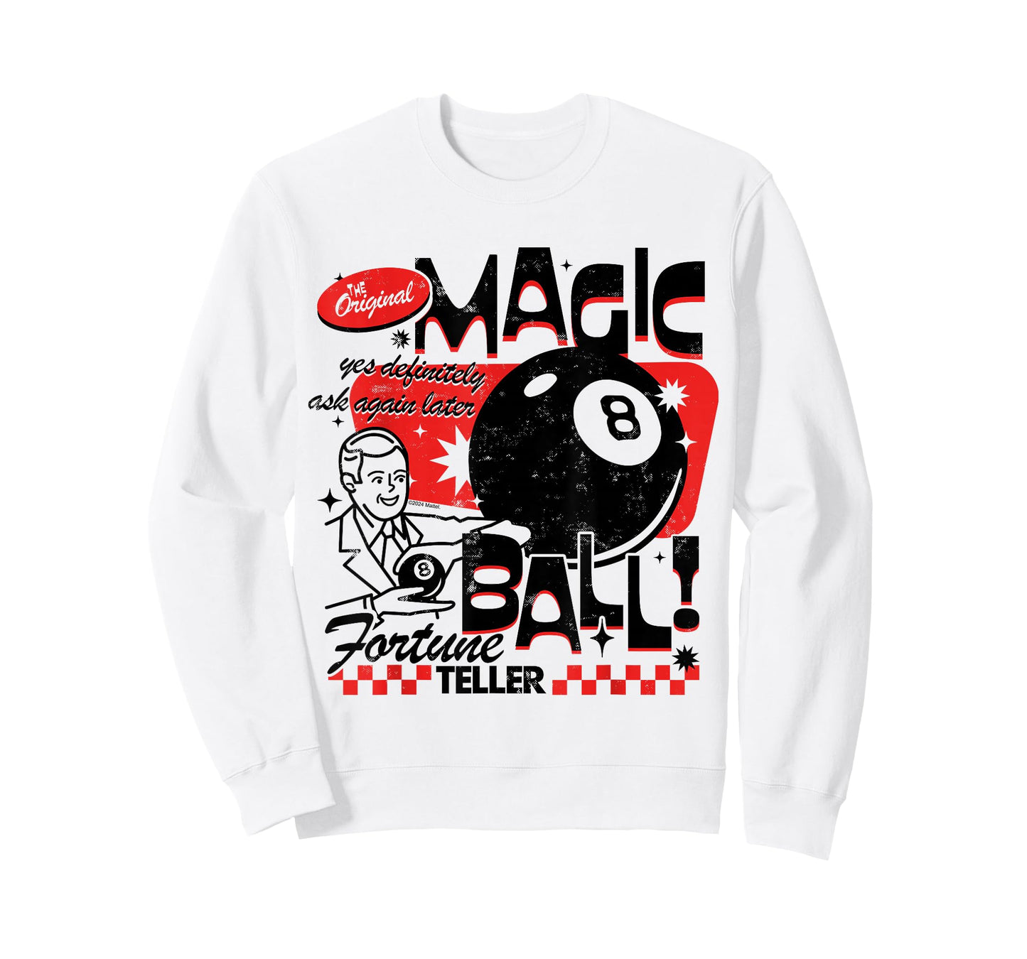 Magic 8 Ball - The Original Fortune Teller Vintage Pattern T-Shirt