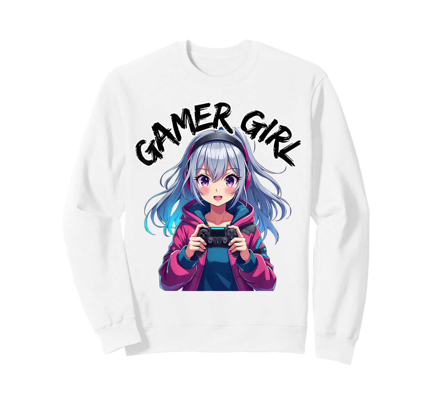 Gamer Girl Gaming Anime Cute Video Game Women Girls T-Shirt
