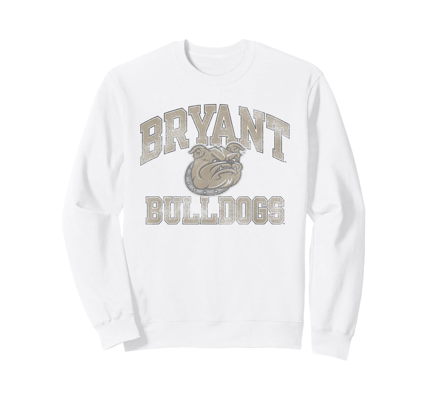 Bryant Bulldogs Vintage Worn Gray Officially Licensed T-Shirt