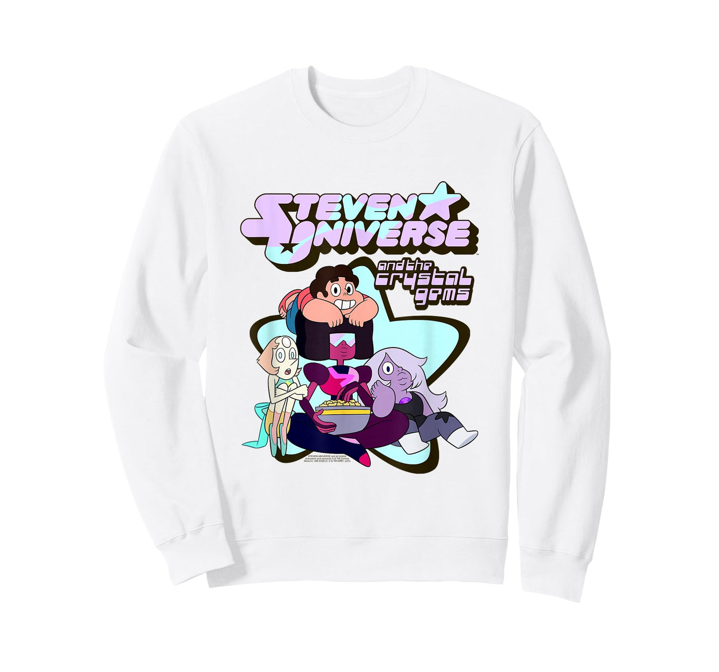 Steven Universe The Crystal Gems Star Photo Cartoon T-Shirt