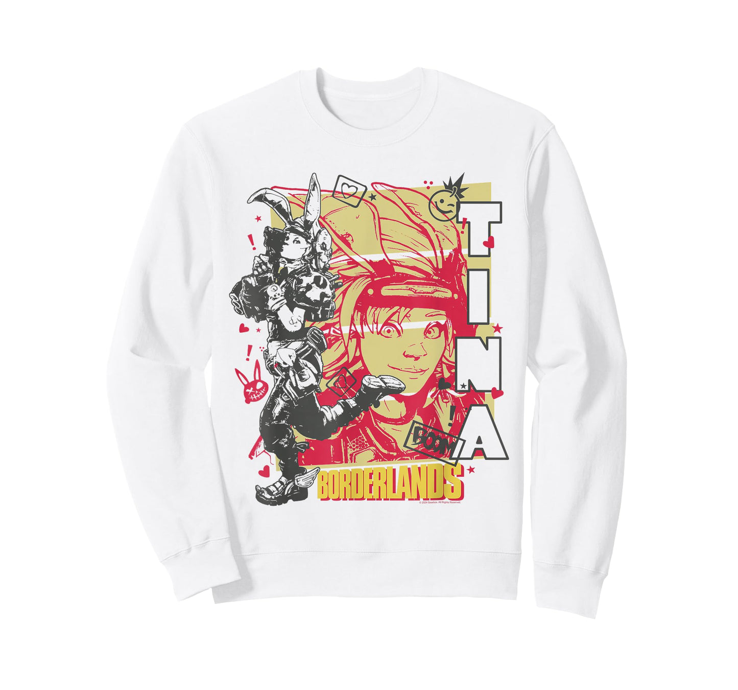 Borderlands Tiny Tina Boom Collage Gaming T-Shirt
