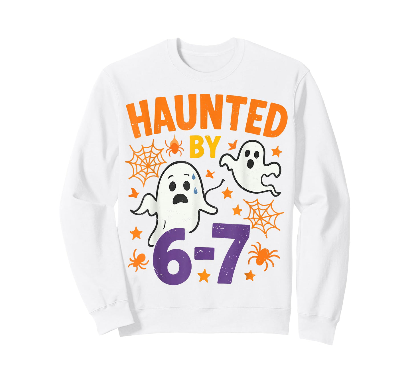 Haunted 67 Ghost Math Teacher Halloween Costume Math Pun T-Shirt