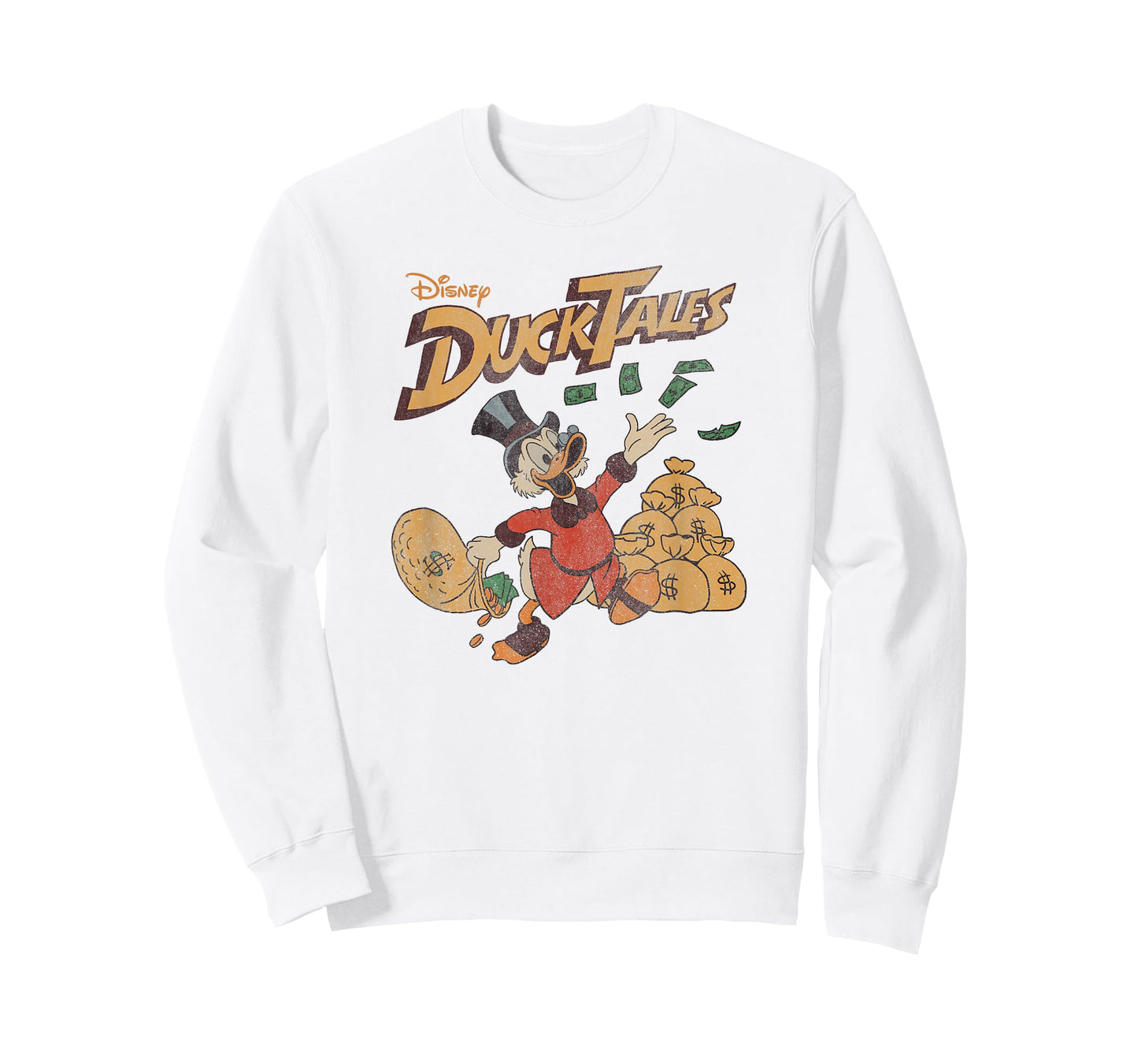 Disney Duck Tales Scrooge McDuck Money Bags T-Shirt