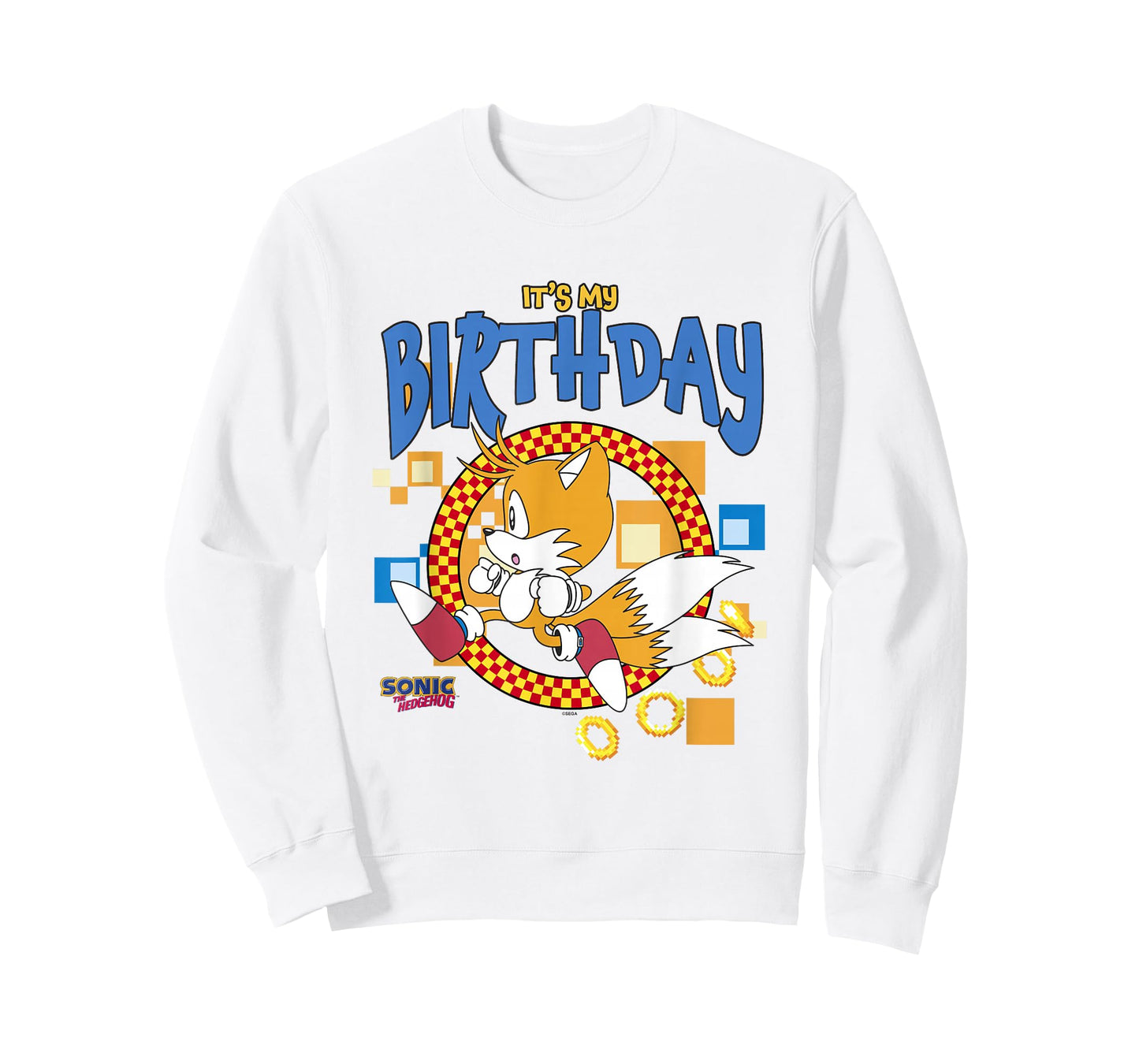 Sonic The Hedgehog Birthday It's My B-Day Tails T-Shirt