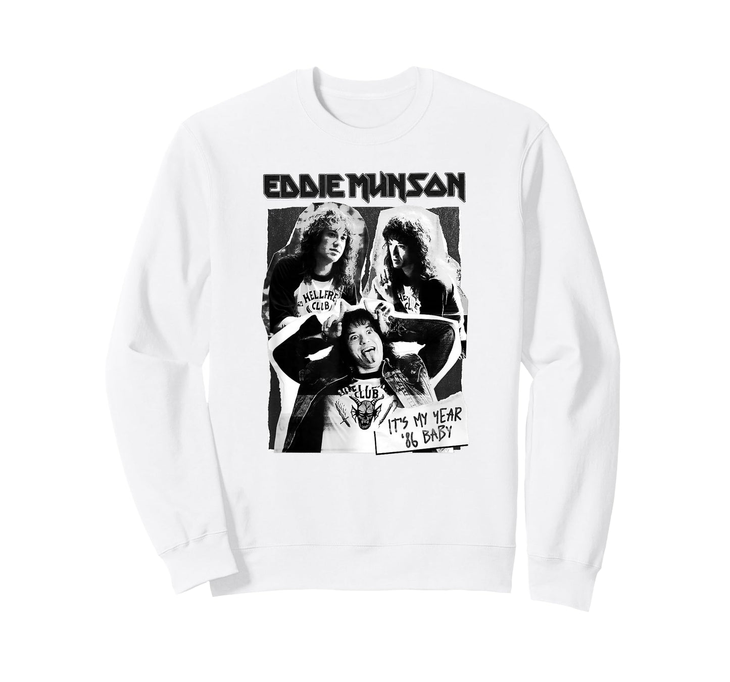 Stranger Things Hellfire Club Eddie Munson Cutouts T-Shirt