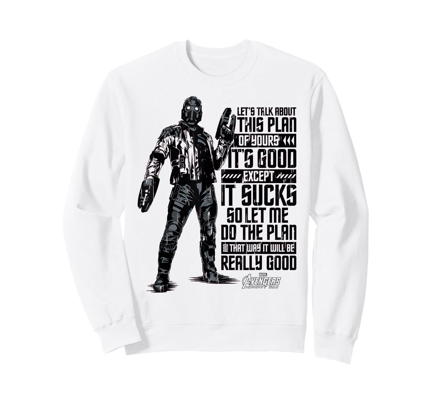 Marvel Infinity War Star-Lord The Plan Graphic T-Shirt T-Shirt