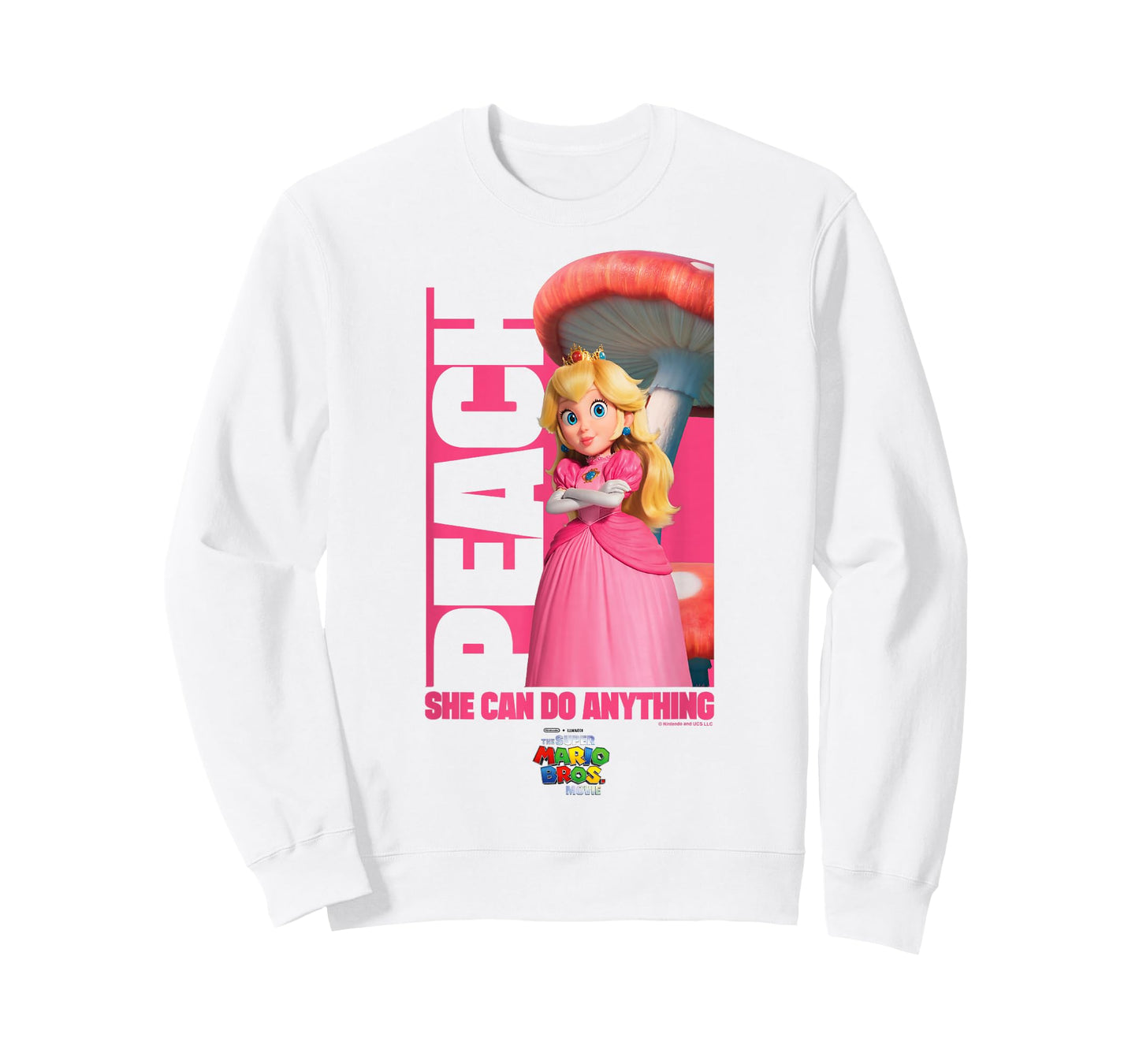 The Super Mario Bros. Movie She Can Do Anything Peach Poster T-Shirt