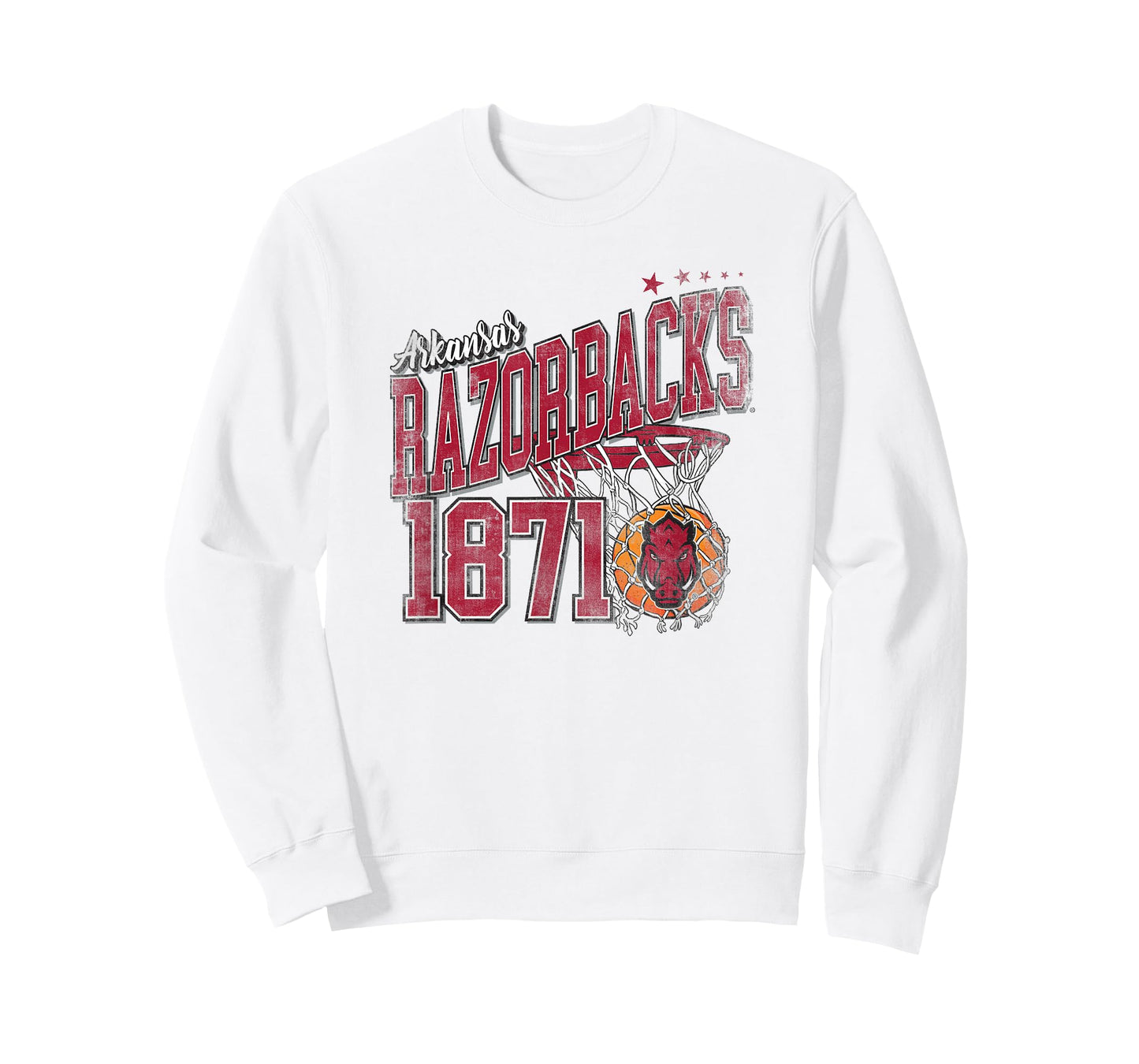 Campus Lab University of Arkansas Razorbacks 1871 Basketball Hoop T-Shirt