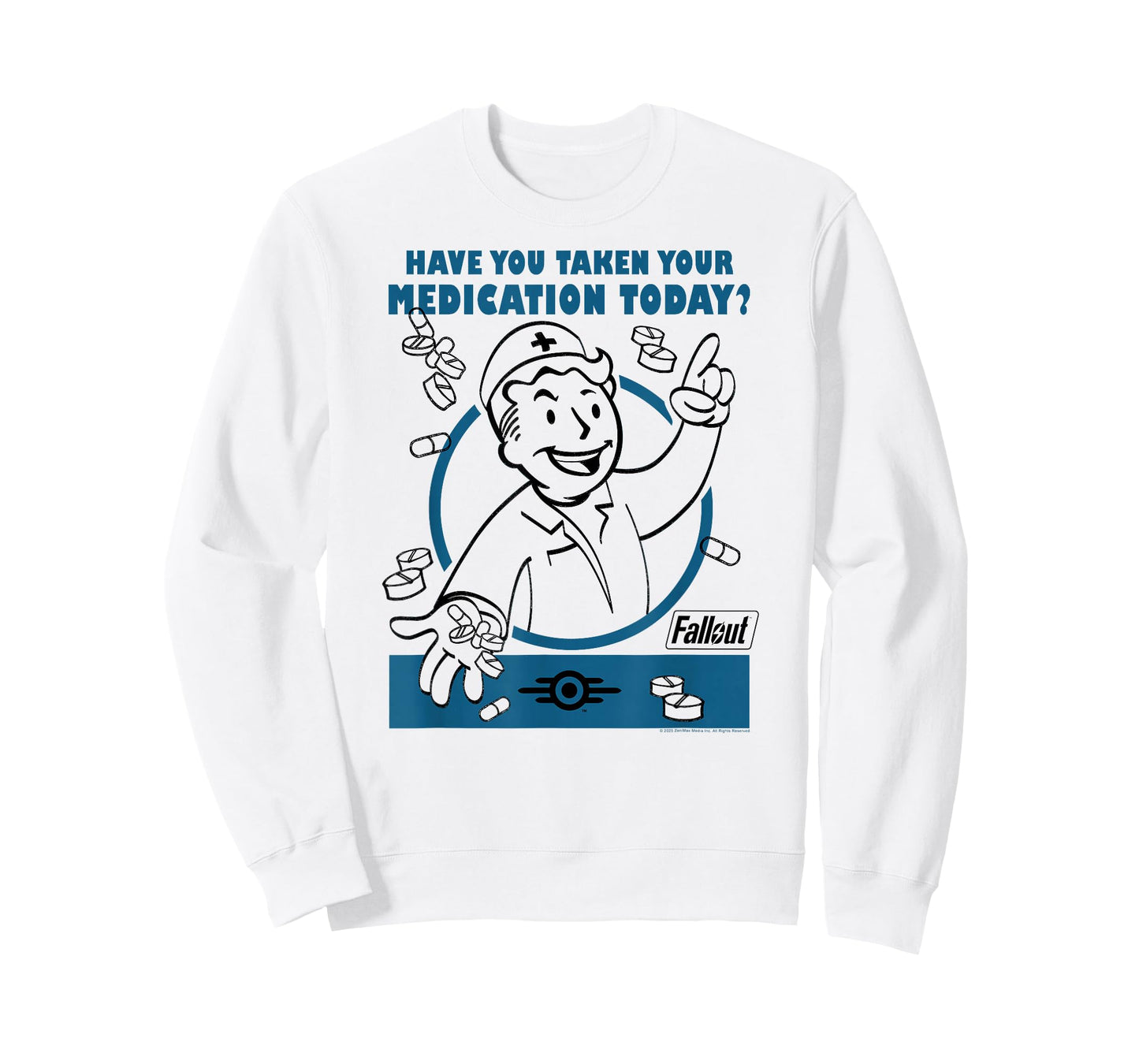 Fallout Video Game Vault Boy Taken Your Medication Today? T-Shirt