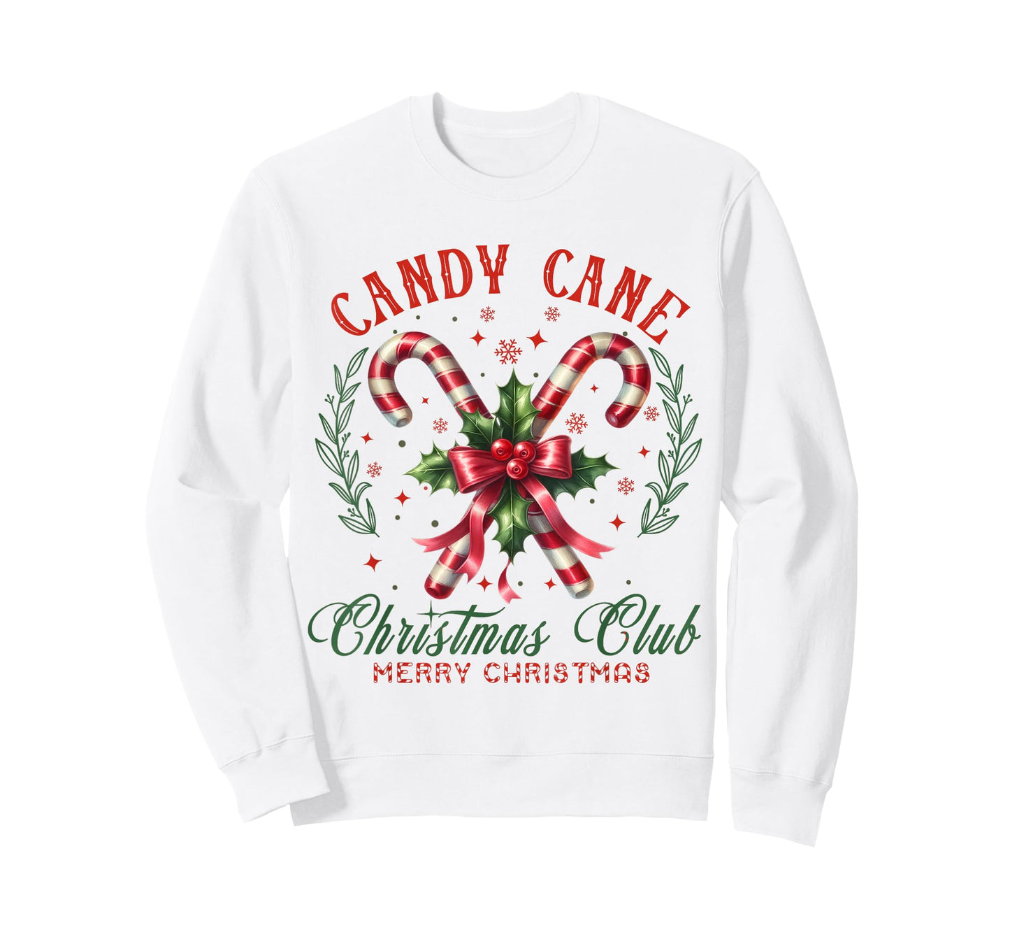 Christmas Holiday Season Xmas Candy Cane Christmas Club T-Shirt