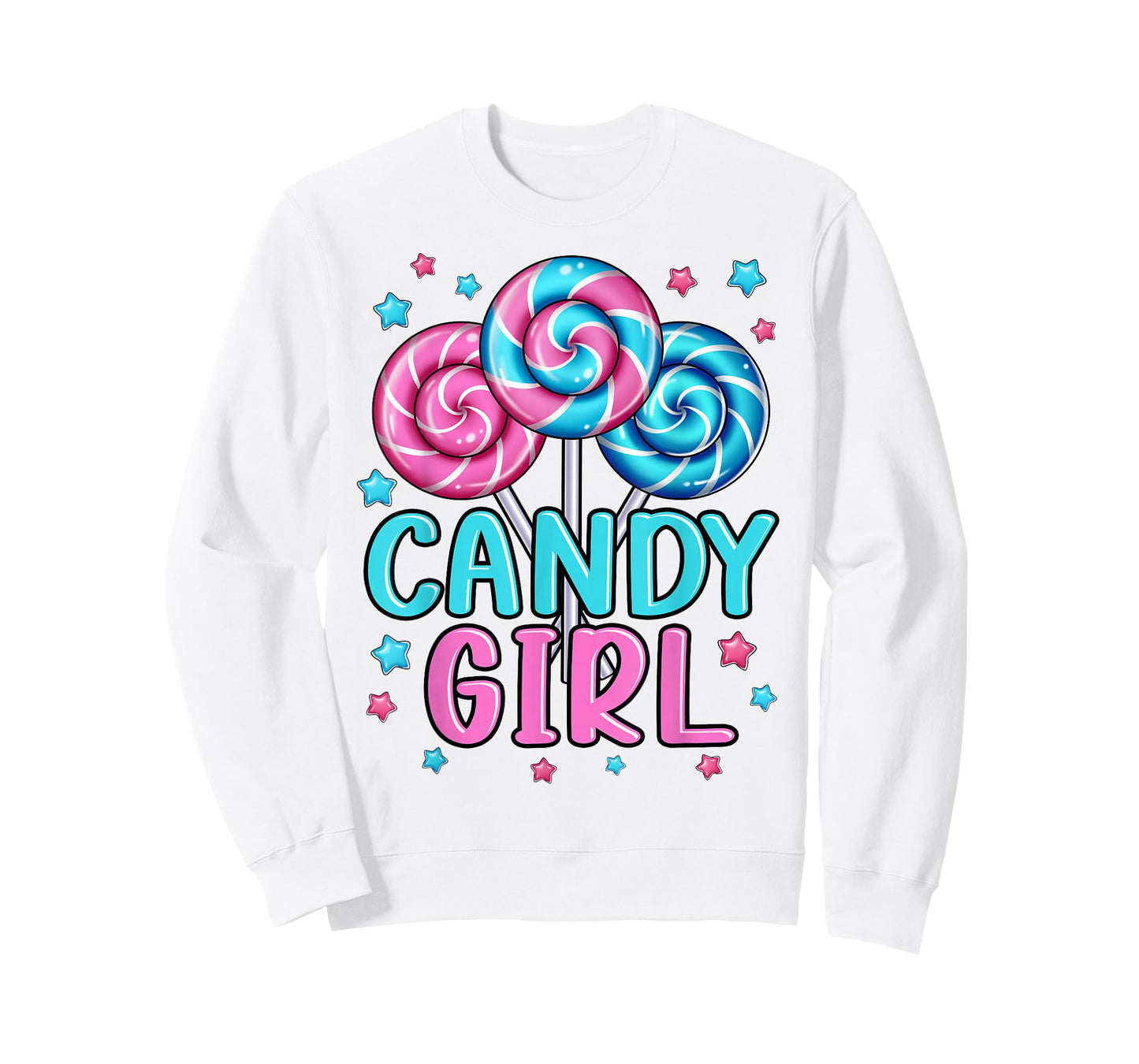 Cute Lollipop Candy Design for Women Girl Toddler Kids T-Shirt