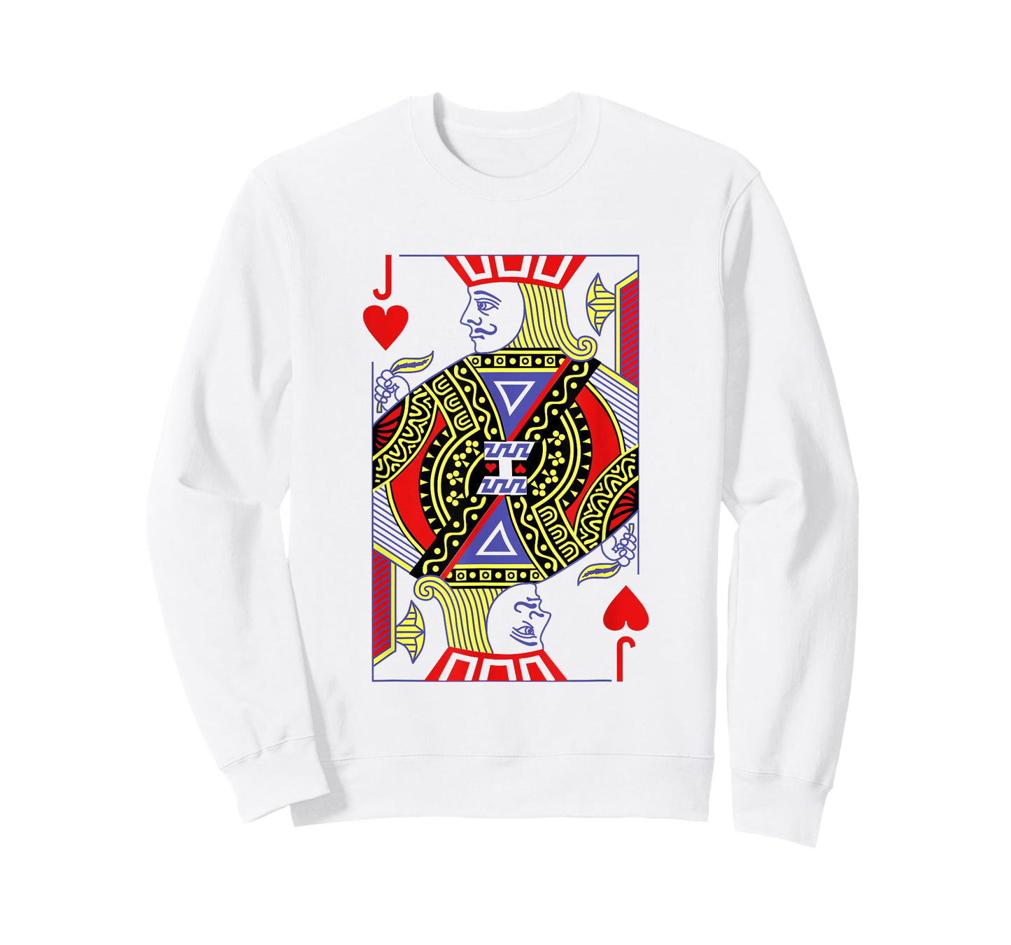 Jack Of Hearts Royal Flush Costume Halloween Playing Cards T-Shirt