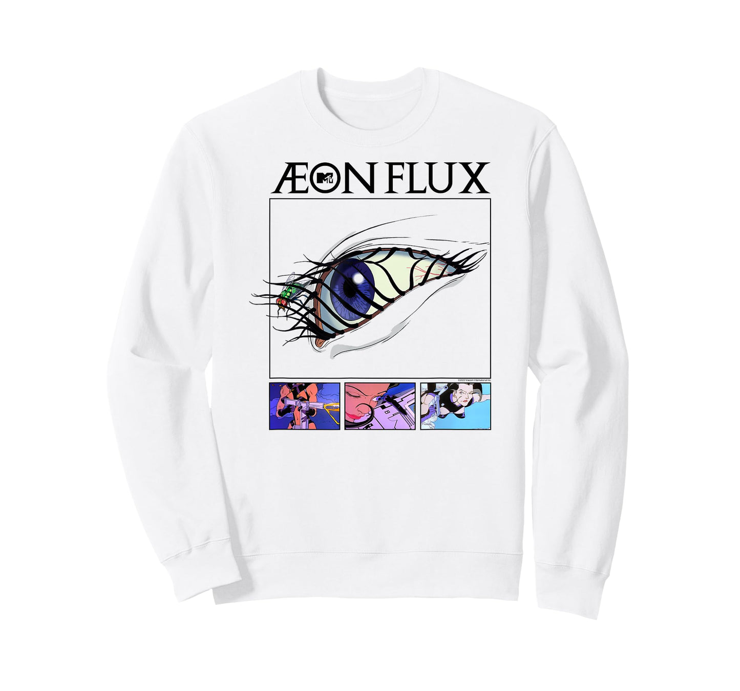 Aeon Flux Show Scenes Collage 90s Cartoon T-Shirt