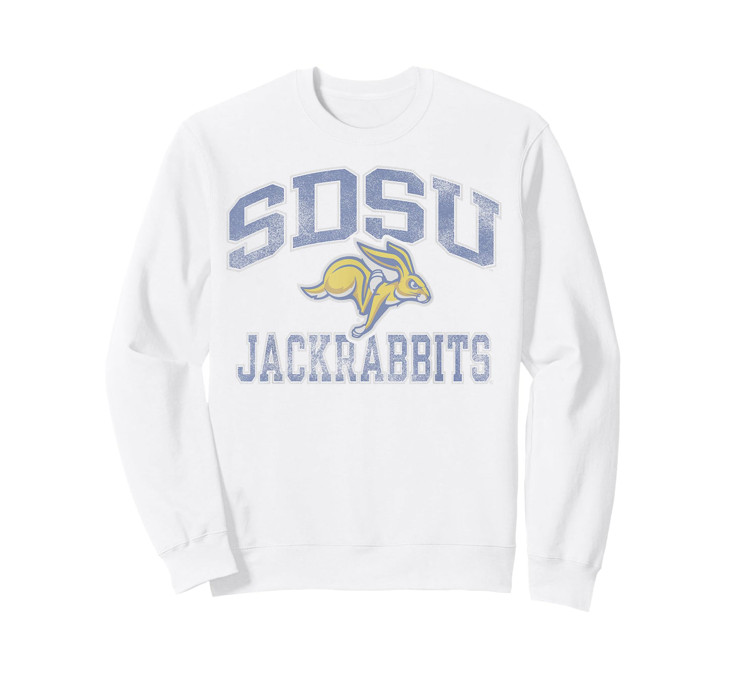 South Dakota State Jackrabbits Vintage Worn Gray T-Shirt