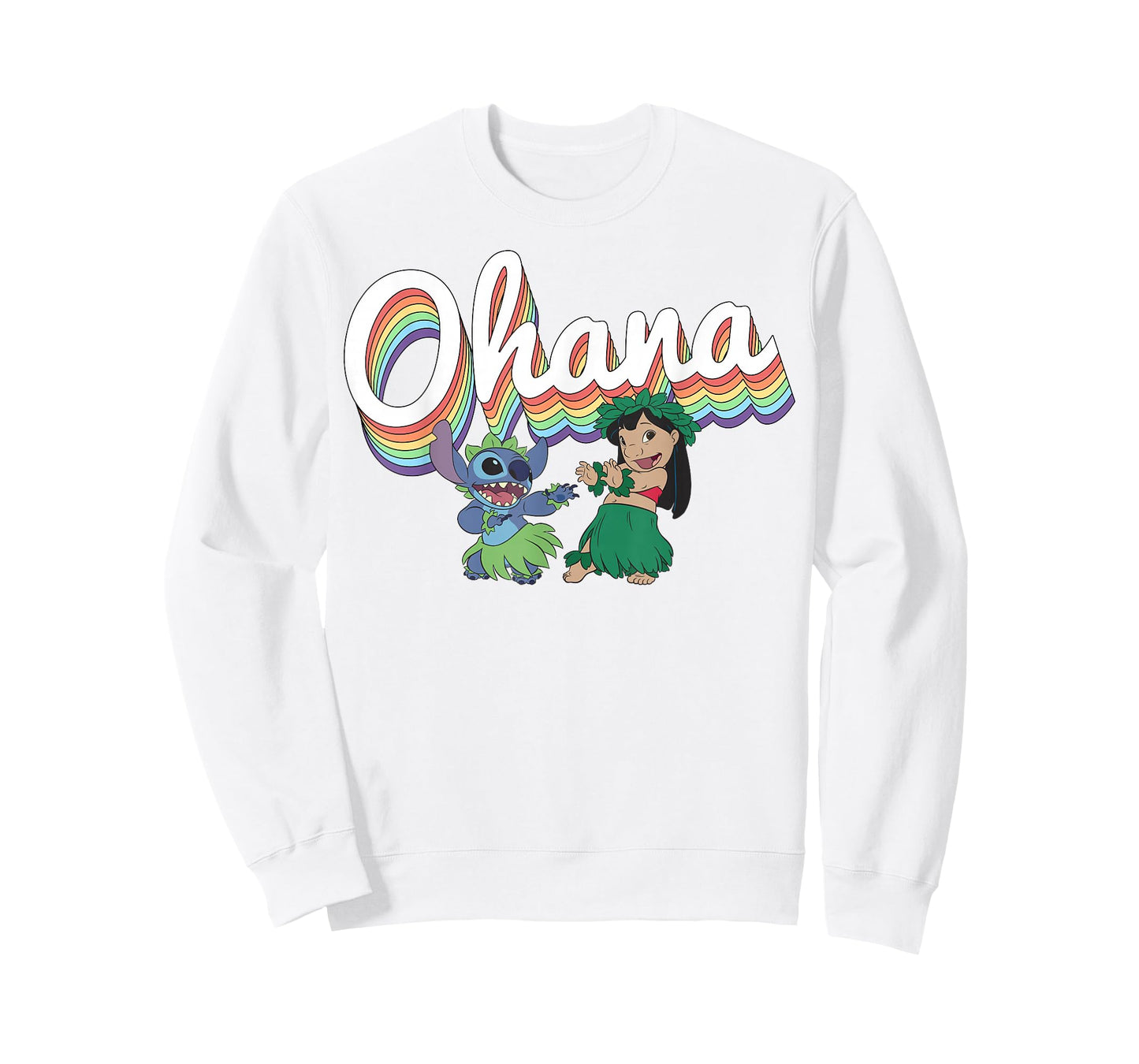 Disney Lilo & Stitch Ohana Rainbow T-Shirt