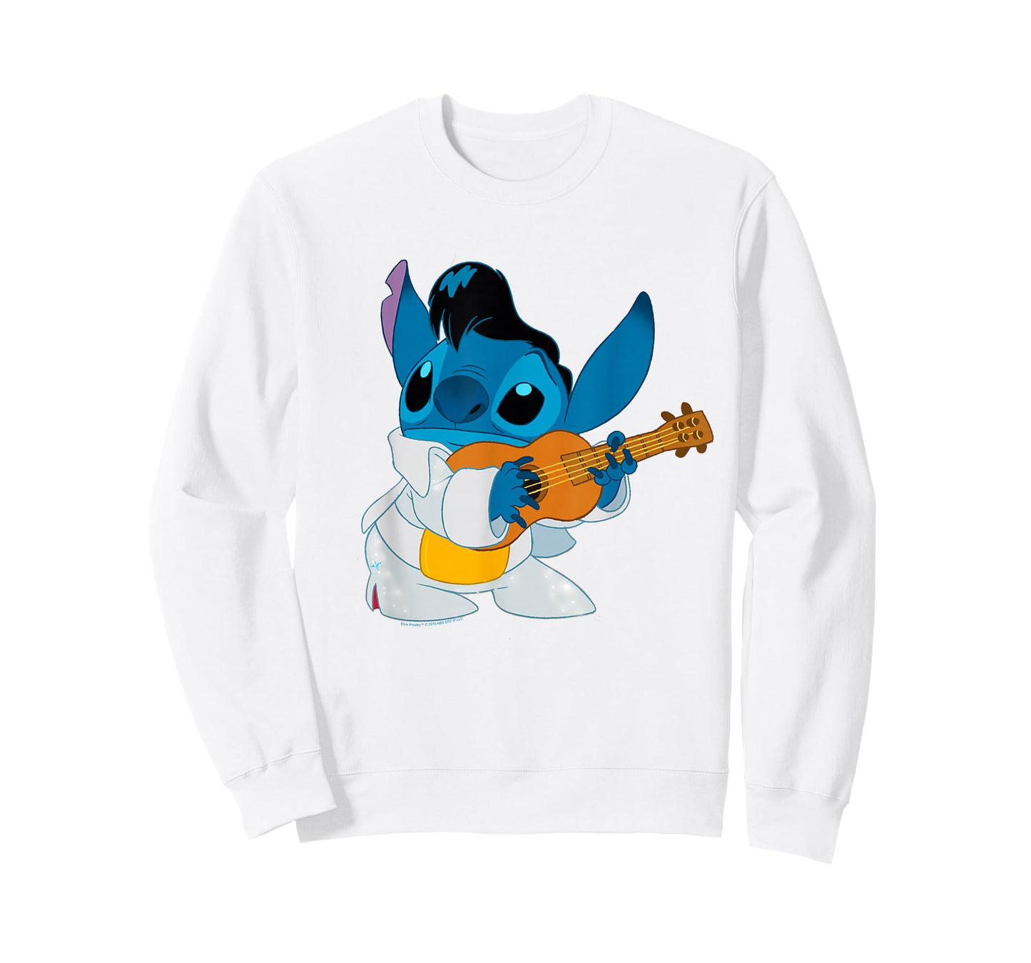 Disney Lilo & Stitch Iconic Elvis Stitch Ready To Play Logo T-Shirt