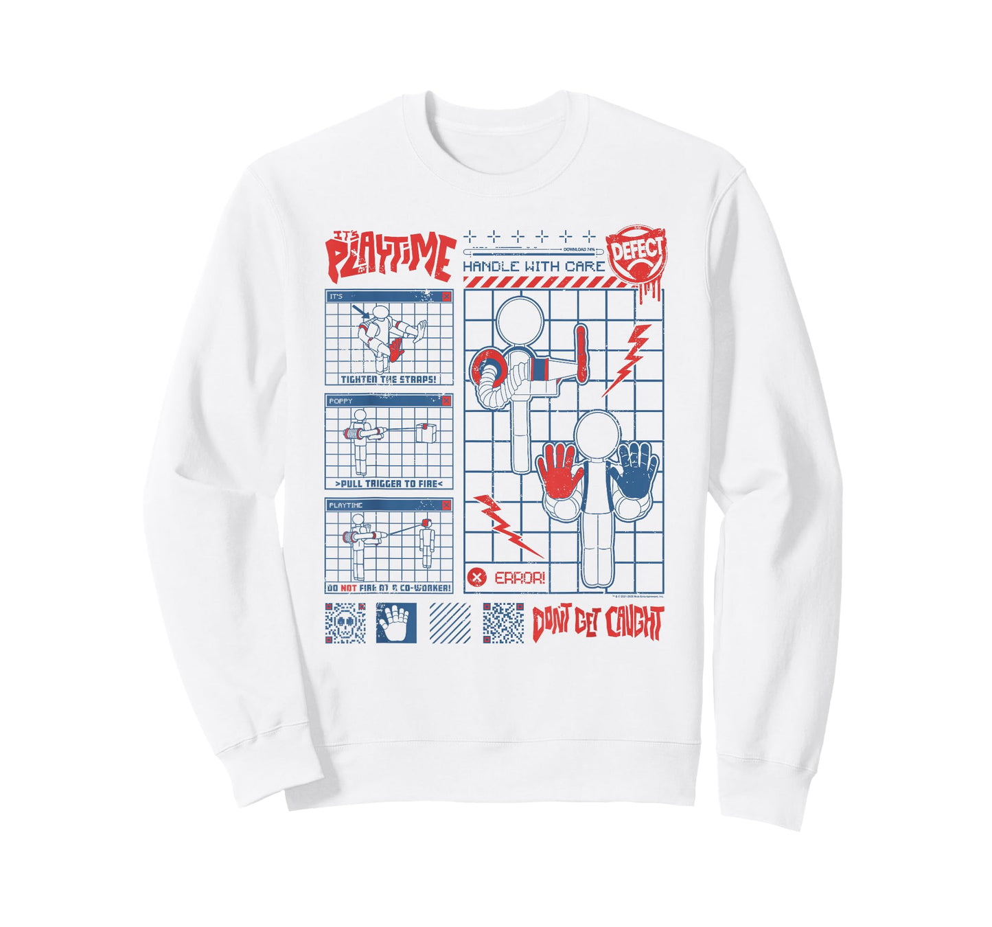 Poppy Playtime It's Playtime Player Instruction Manual T-Shirt