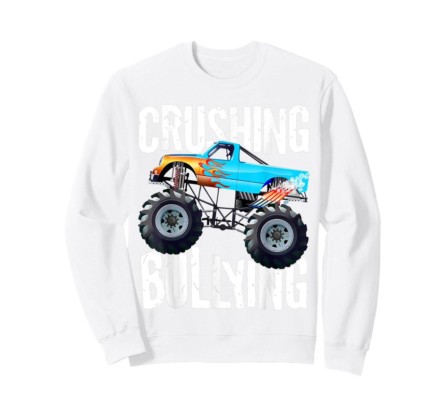 Crushing Bullying Car Monster Truck Unity Day Orange Tee T-Shirt