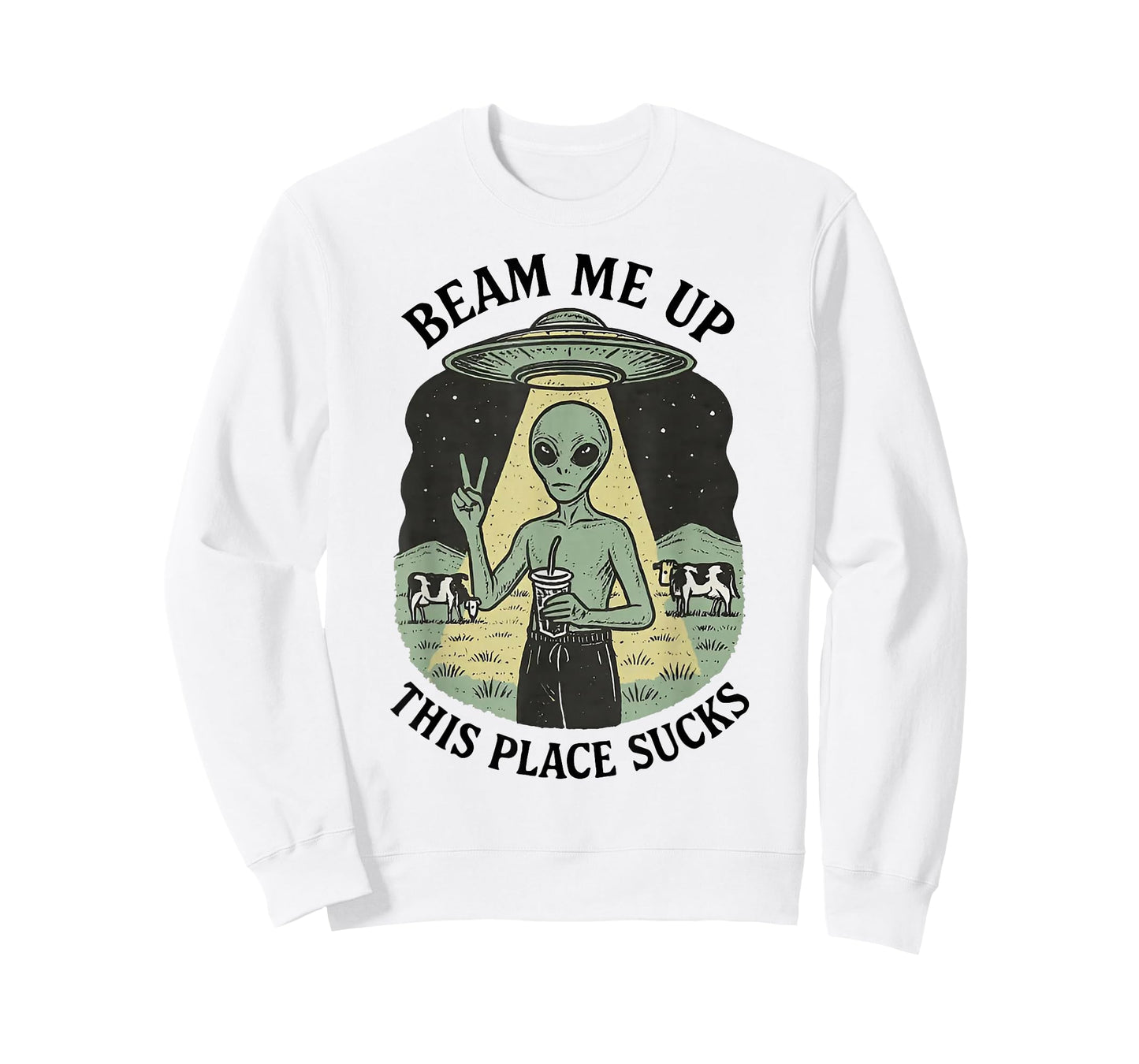Alien Beam Me Up This Place Sucks T-Shirt