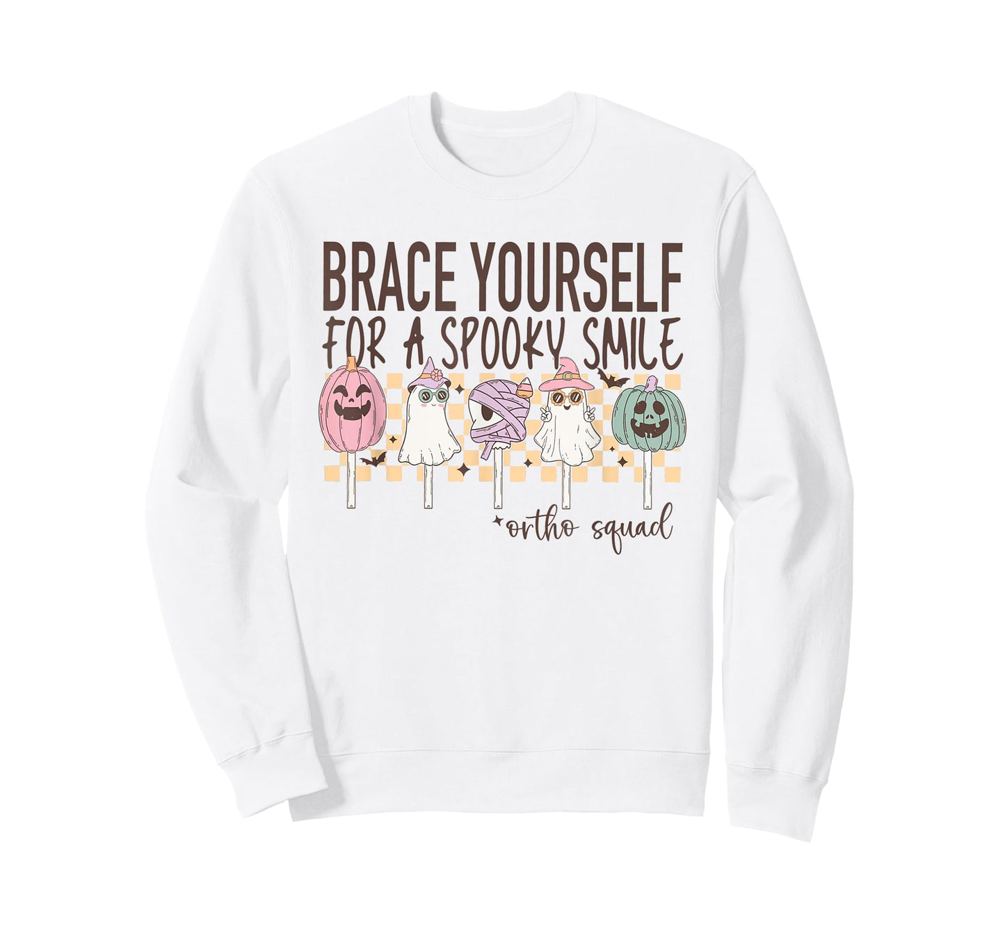 Women Ortho Squad Halloween Ghosts Orthodontist Assistant T-Shirt