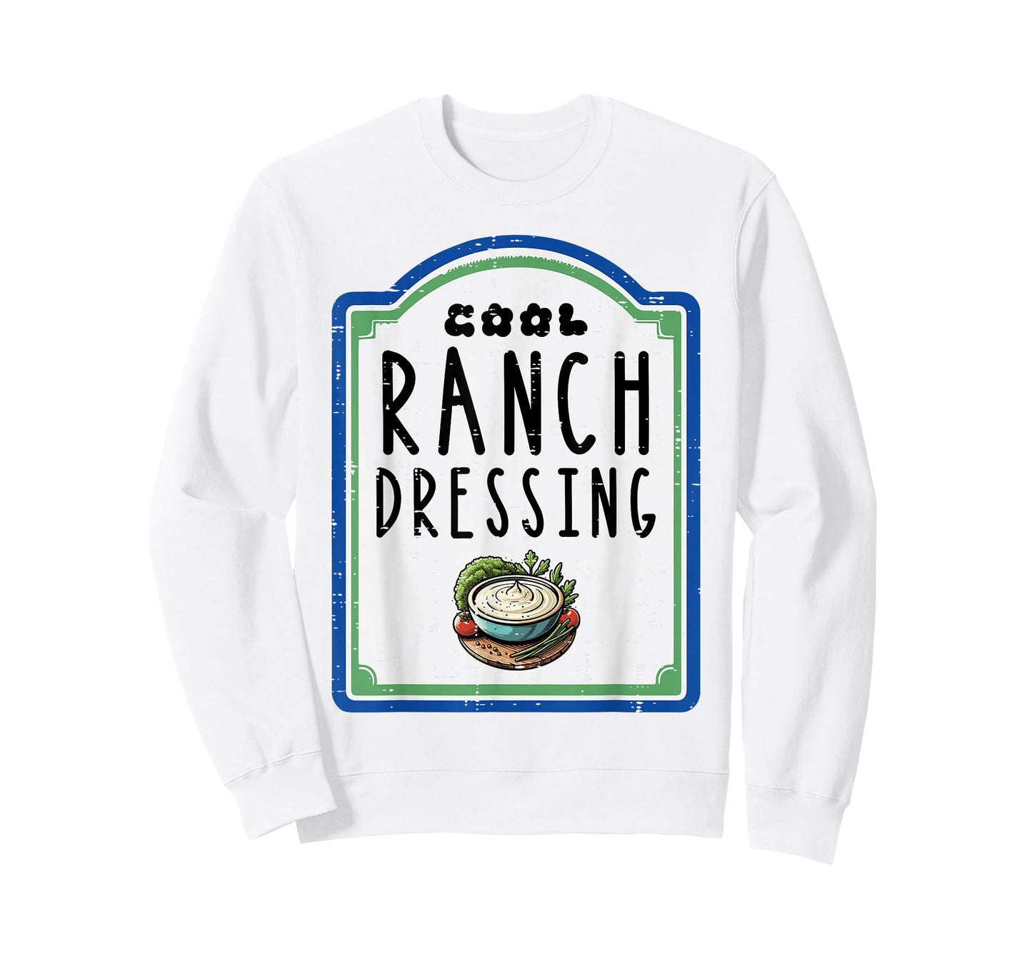 Halloween Ranch Dressing Funny Food Costume Men Women Kids T-Shirt
