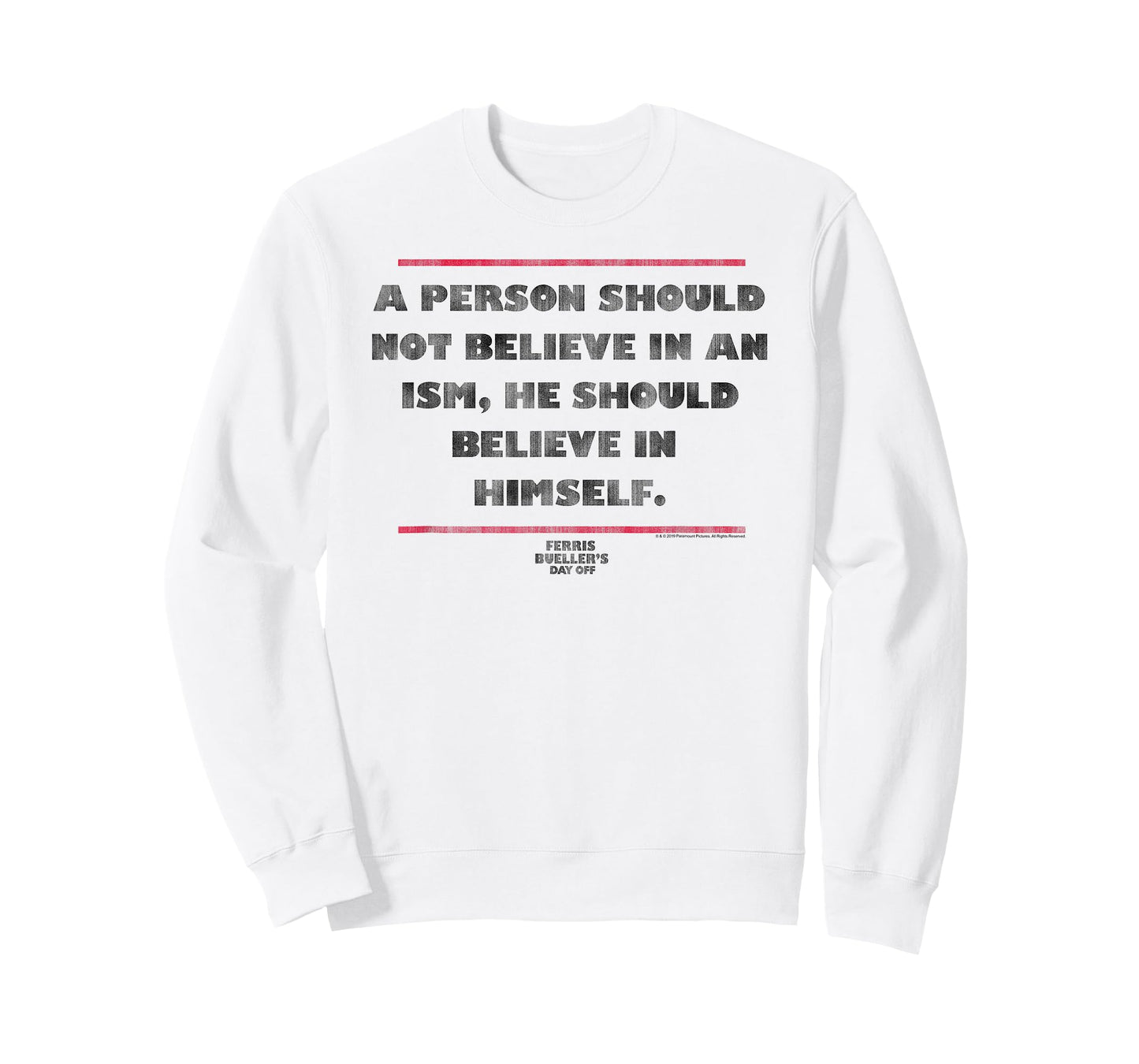 Ferris Bueller's Day Off Believe in Himself Quote Movie T-Shirt