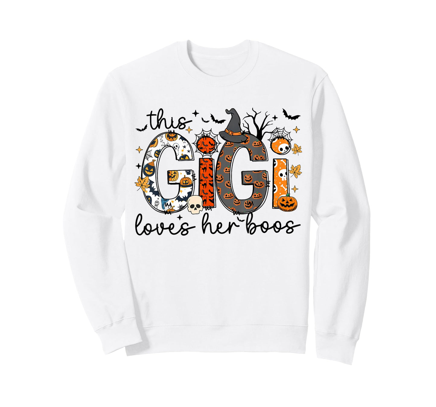 This Gigi Loves Her Boos Halloween Spooky Family Matching T-Shirt