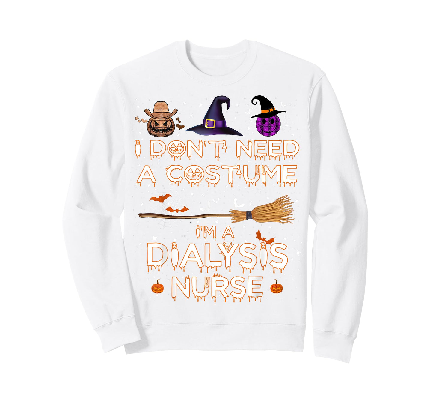 Scary Dialysis Nurse Halloween Costume 2023 Dialysis Nurse T-Shirt