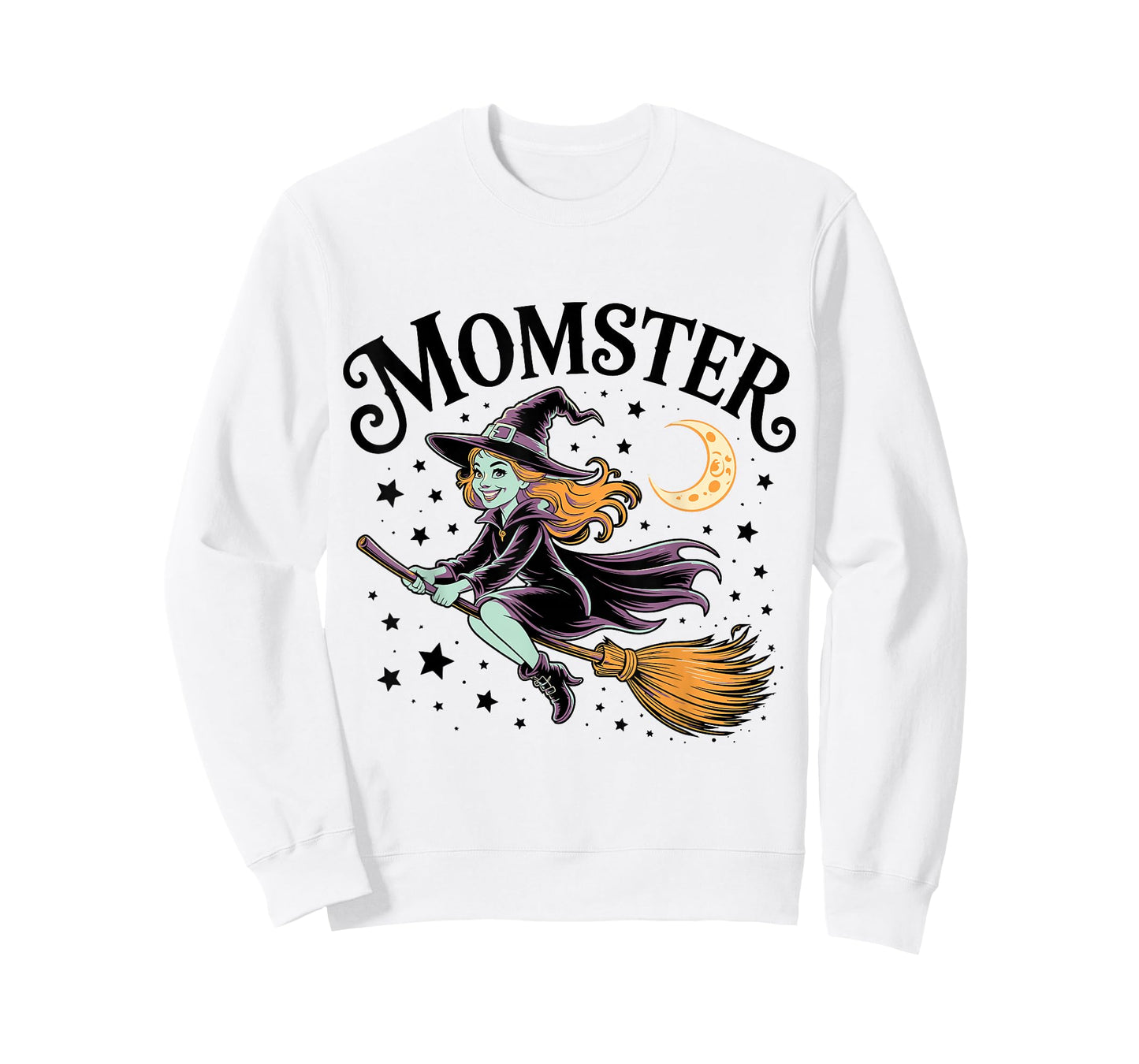 Momster Funny Halloween Mom Witch T-Shirt