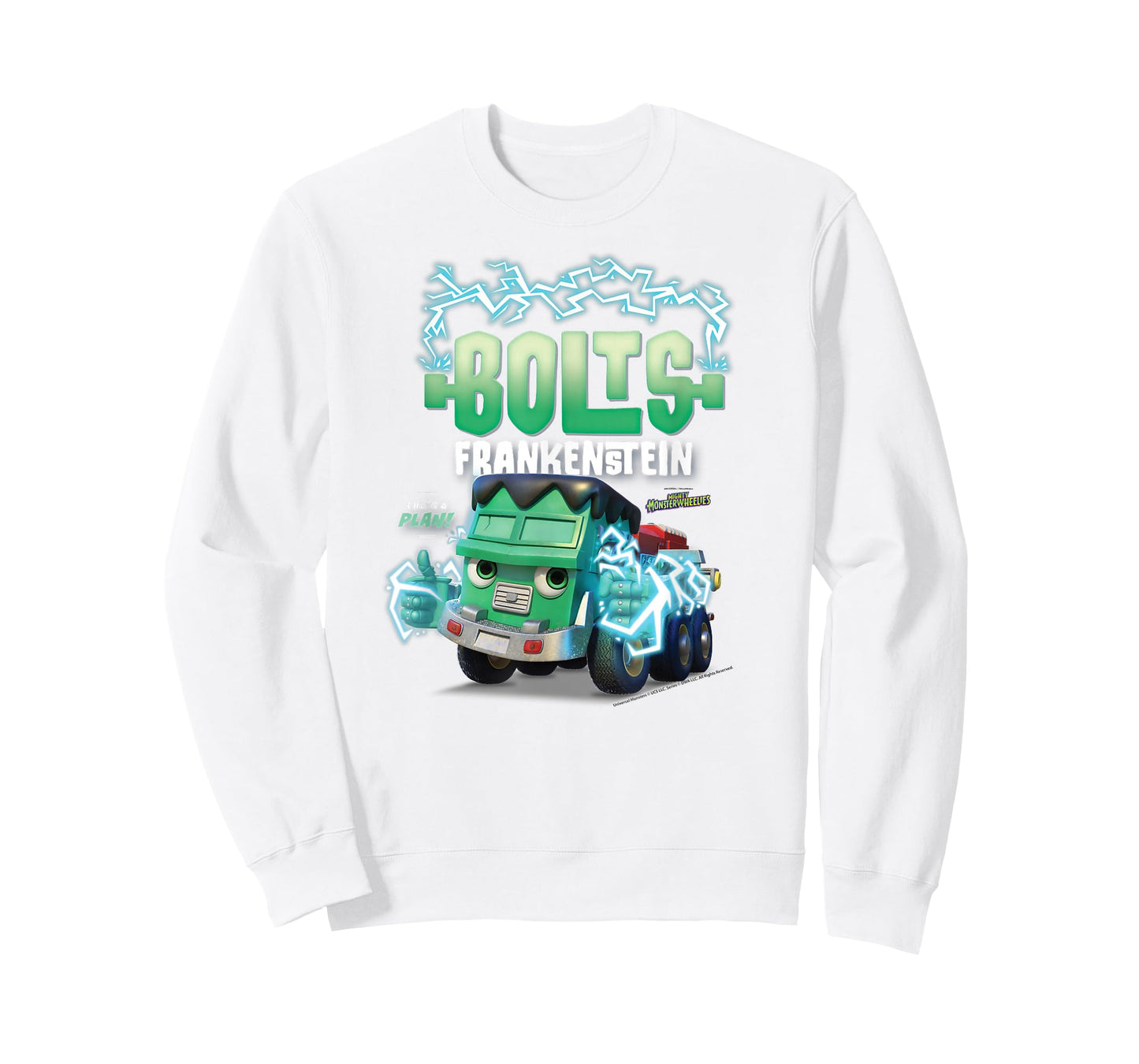 DreamWorks Mighty MonsterWheelies Bolts Frankenstein T-Shirt
